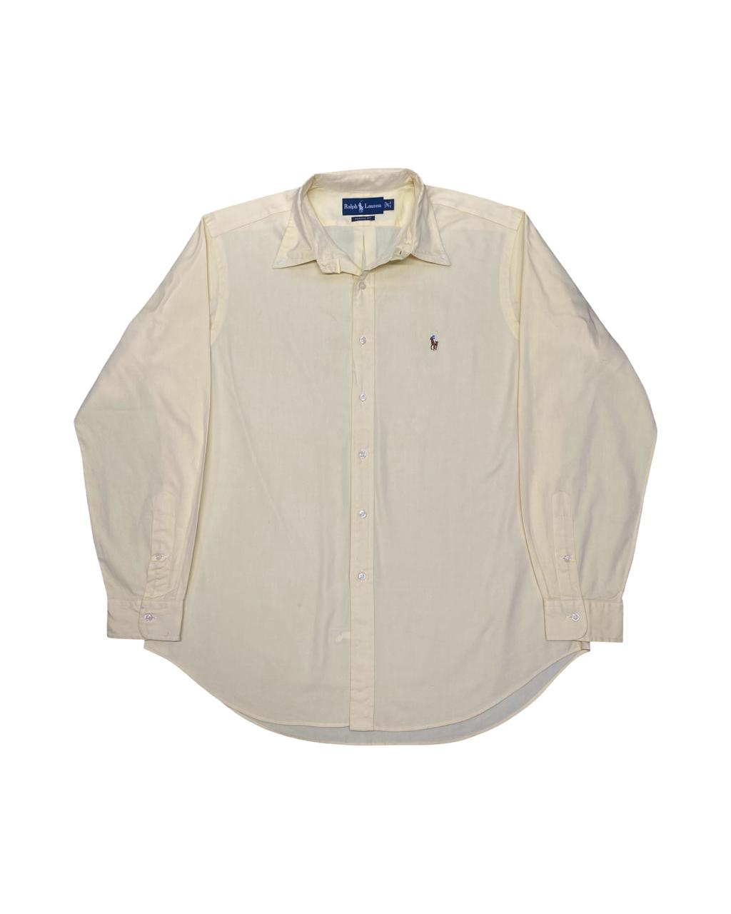 Ralph Lauren Solid Yellow Shirt | XL | Chest 26.5”