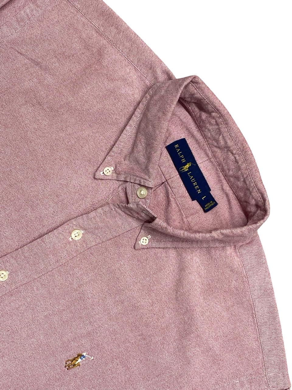 Ralph Lauren Pink Oxford Shirt | Large | Chest 25”