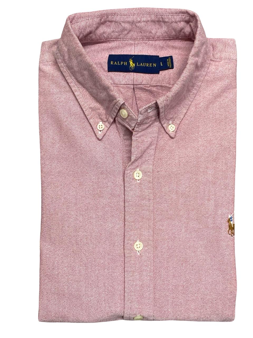 Ralph Lauren Pink Oxford Shirt | Large | Chest 25”