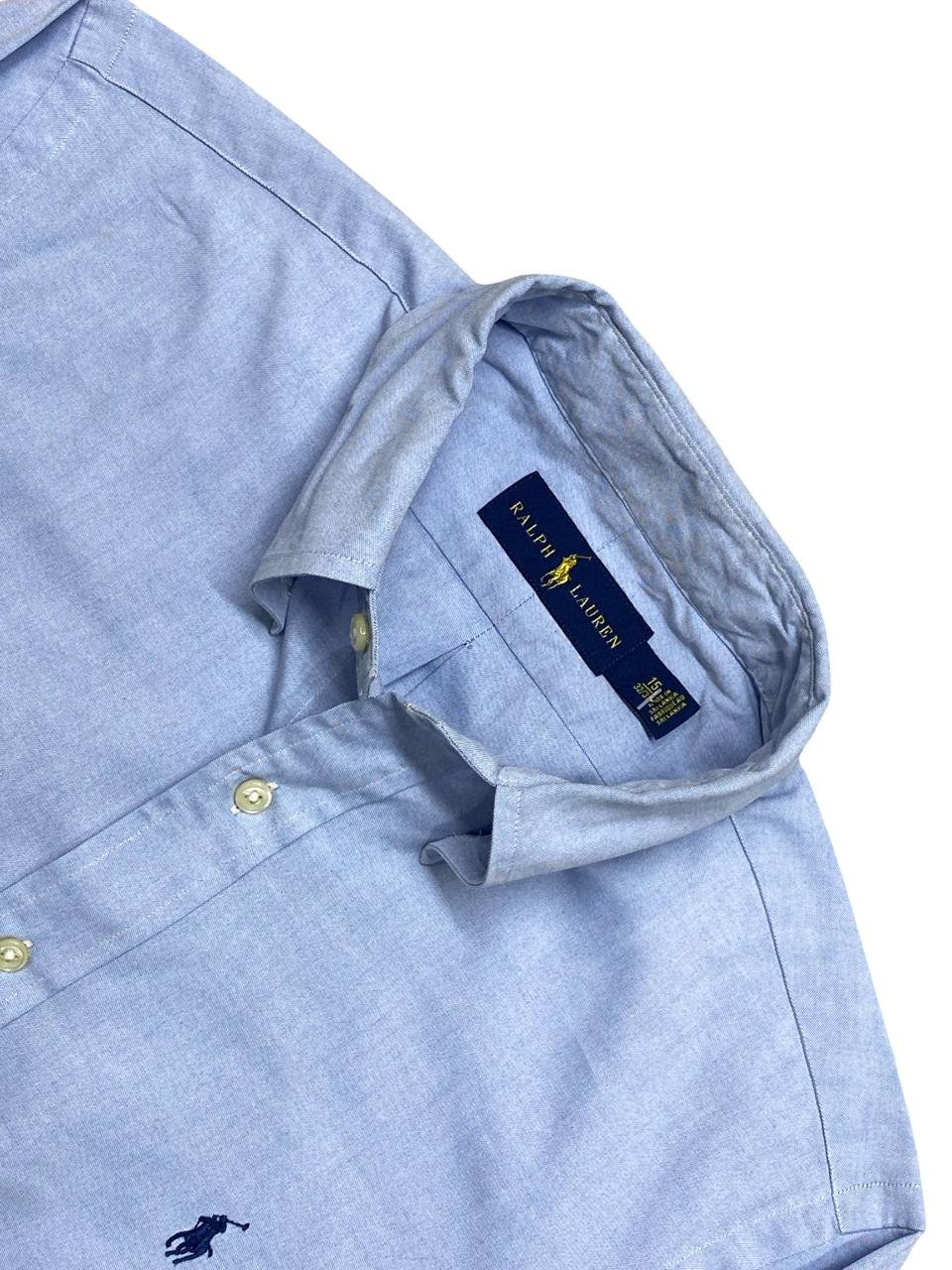 Ralph Lauren Light Blue Oxford Shirt | Medium | Chest 21.5”