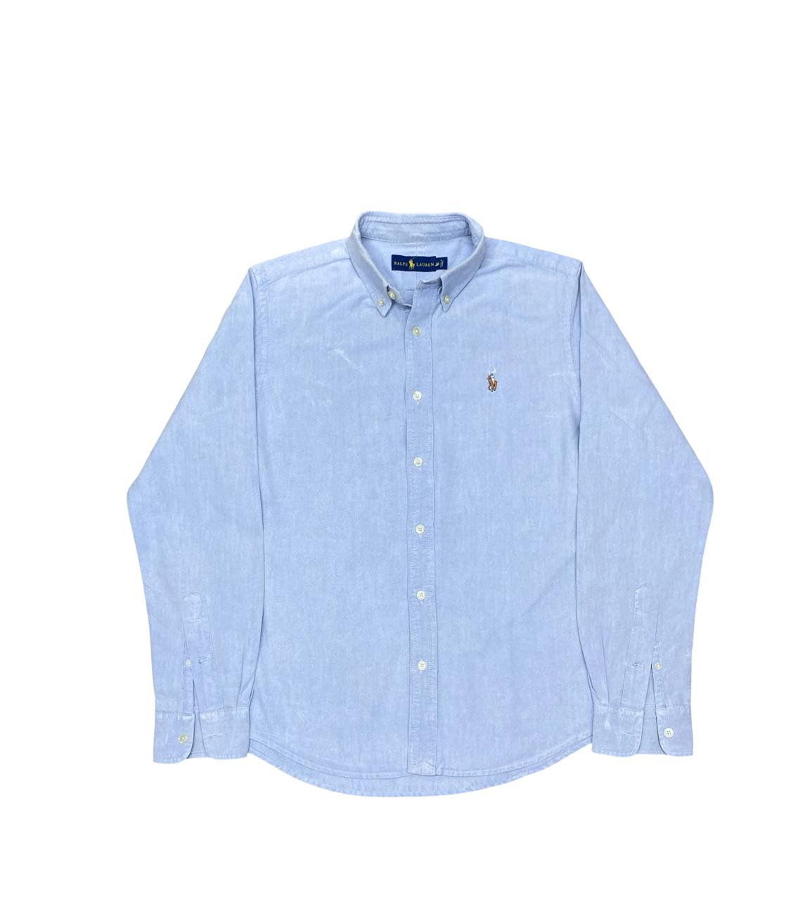Ralph Lauren Light Blue Oxford Shirt | Medium | Chest 20.5”