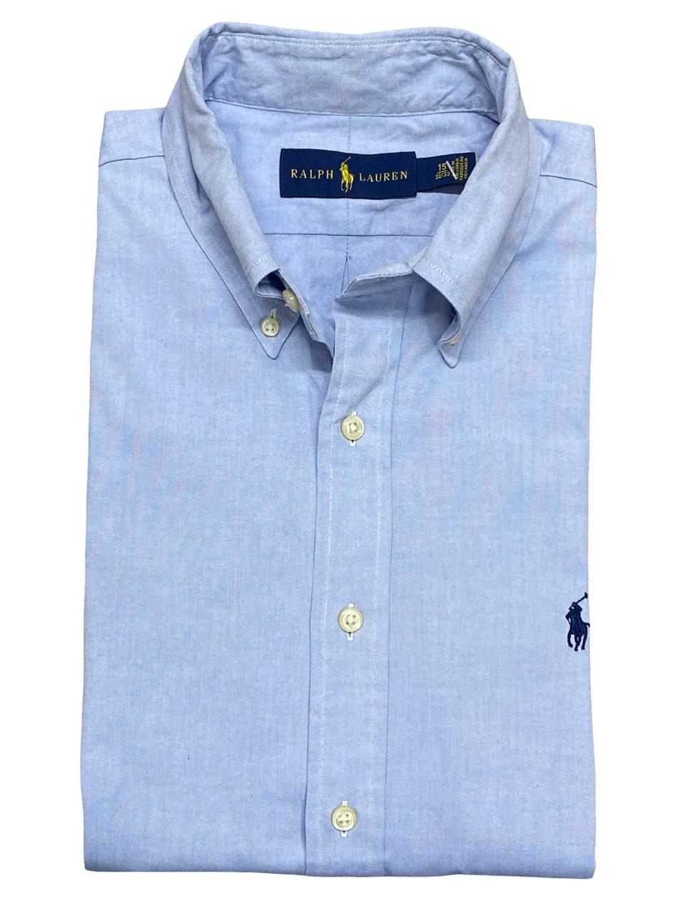 Ralph Lauren Light Blue Oxford Shirt | Medium | Chest 21.5”