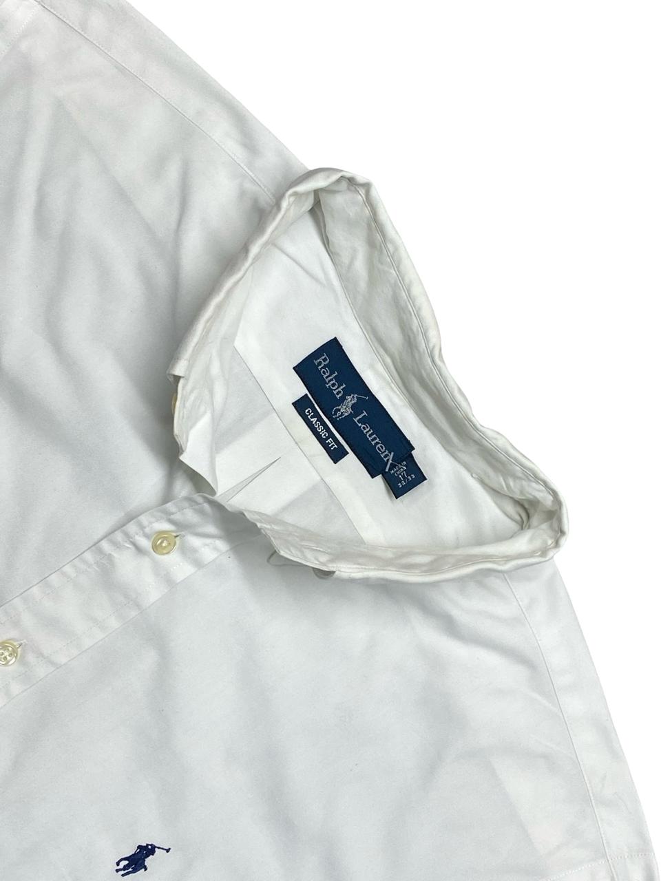Ralph Lauren White Oxford Shirt | XL | Chest 27.5”