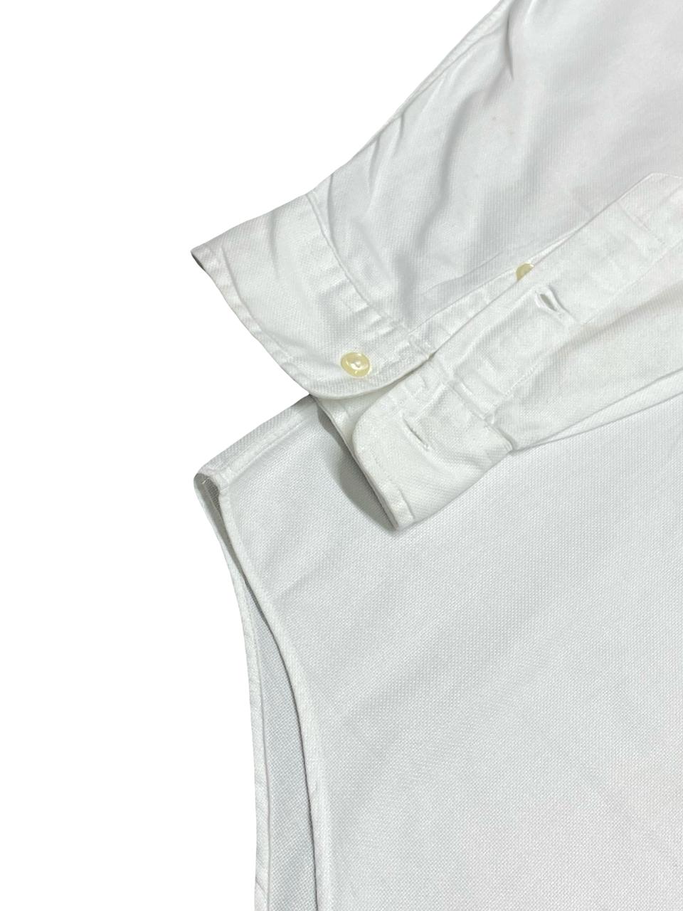 Ralph Lauren White Yarmouth Oxford Shirt | XXL | Chest 28.5”