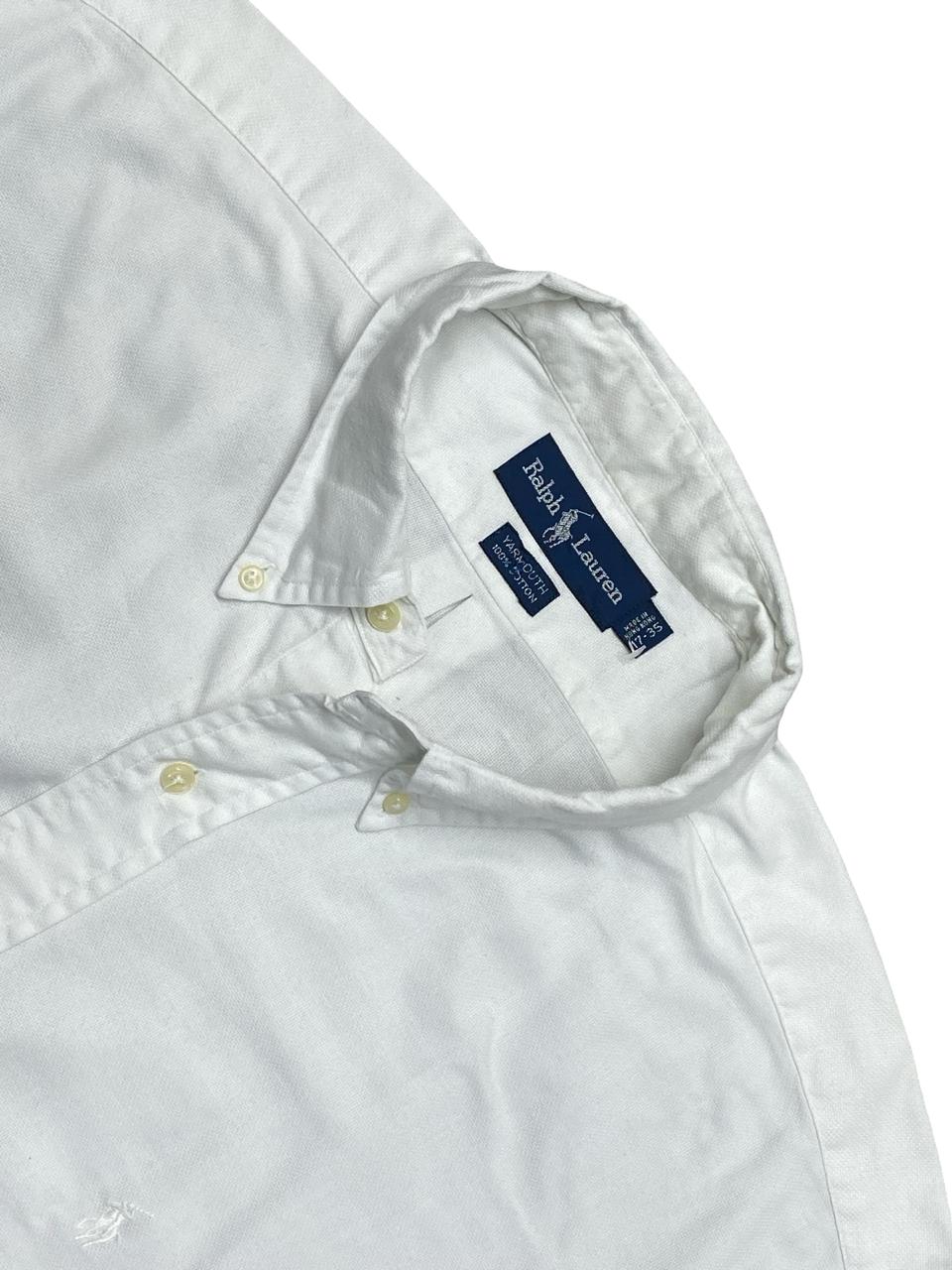 Ralph Lauren White Yarmouth Oxford Shirt | XXL | Chest 28.5”
