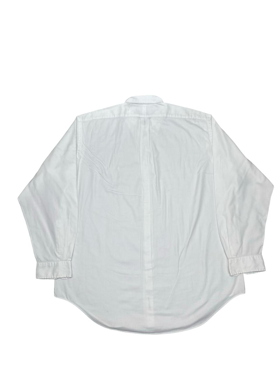 Ralph Lauren White Yarmouth Oxford Shirt | XXL | Chest 28.5”