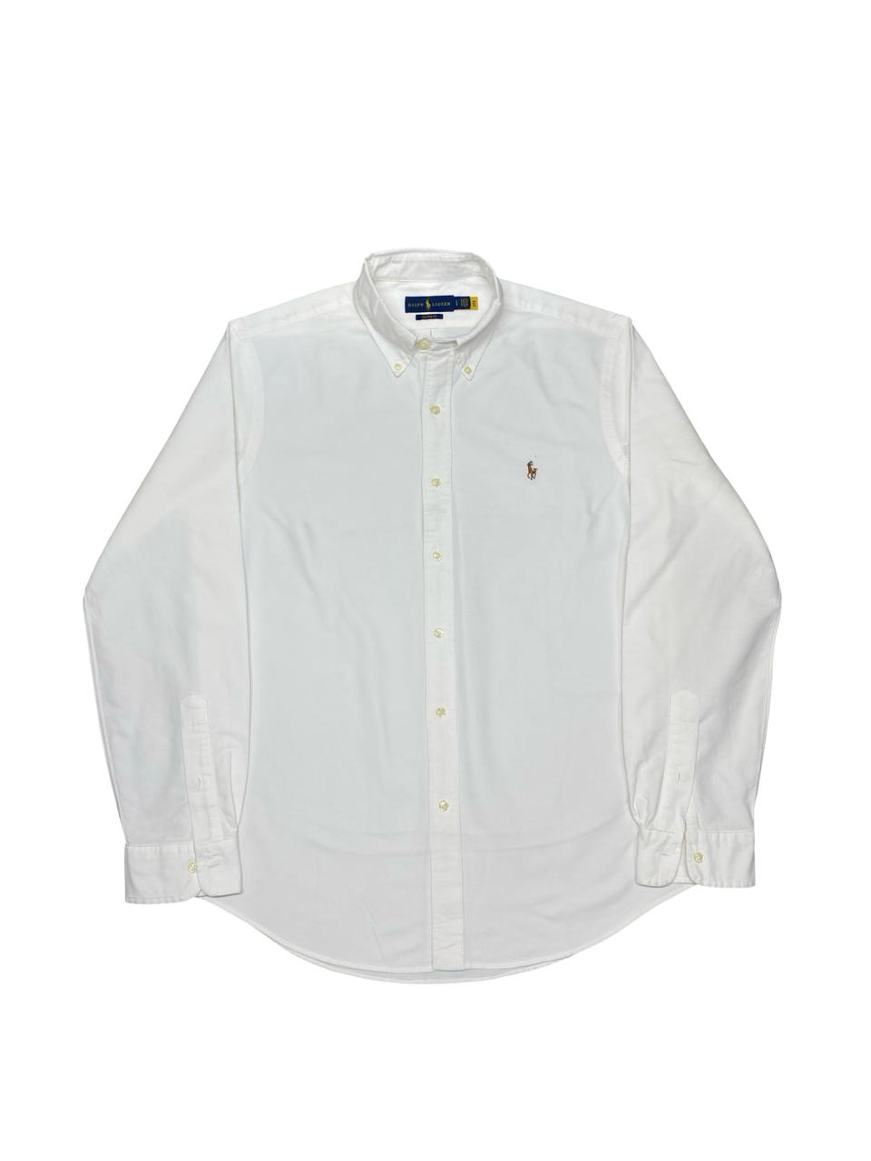 Ralph Lauren White Oxford Shirt | Large | Chest 23.5”