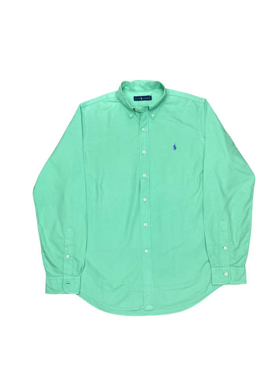 Ralph Lauren Mint Green Oxford Shirt | Large | Chest 24.5”