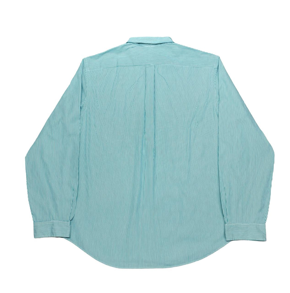 Ralph Lauren Green Striped Shirt | XL | Chest 27.5”
