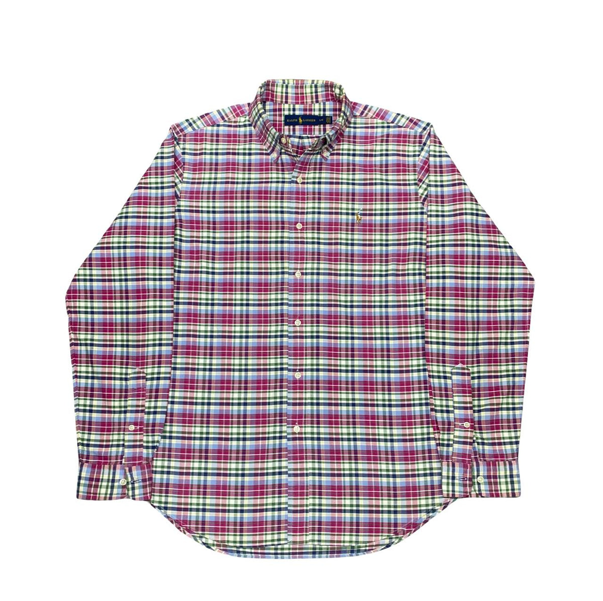 Ralph Lauren Multi-Check Plaid Shirt | Large |