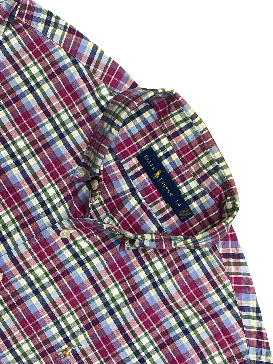 Ralph Lauren Multi-Check Plaid Shirt | Large |