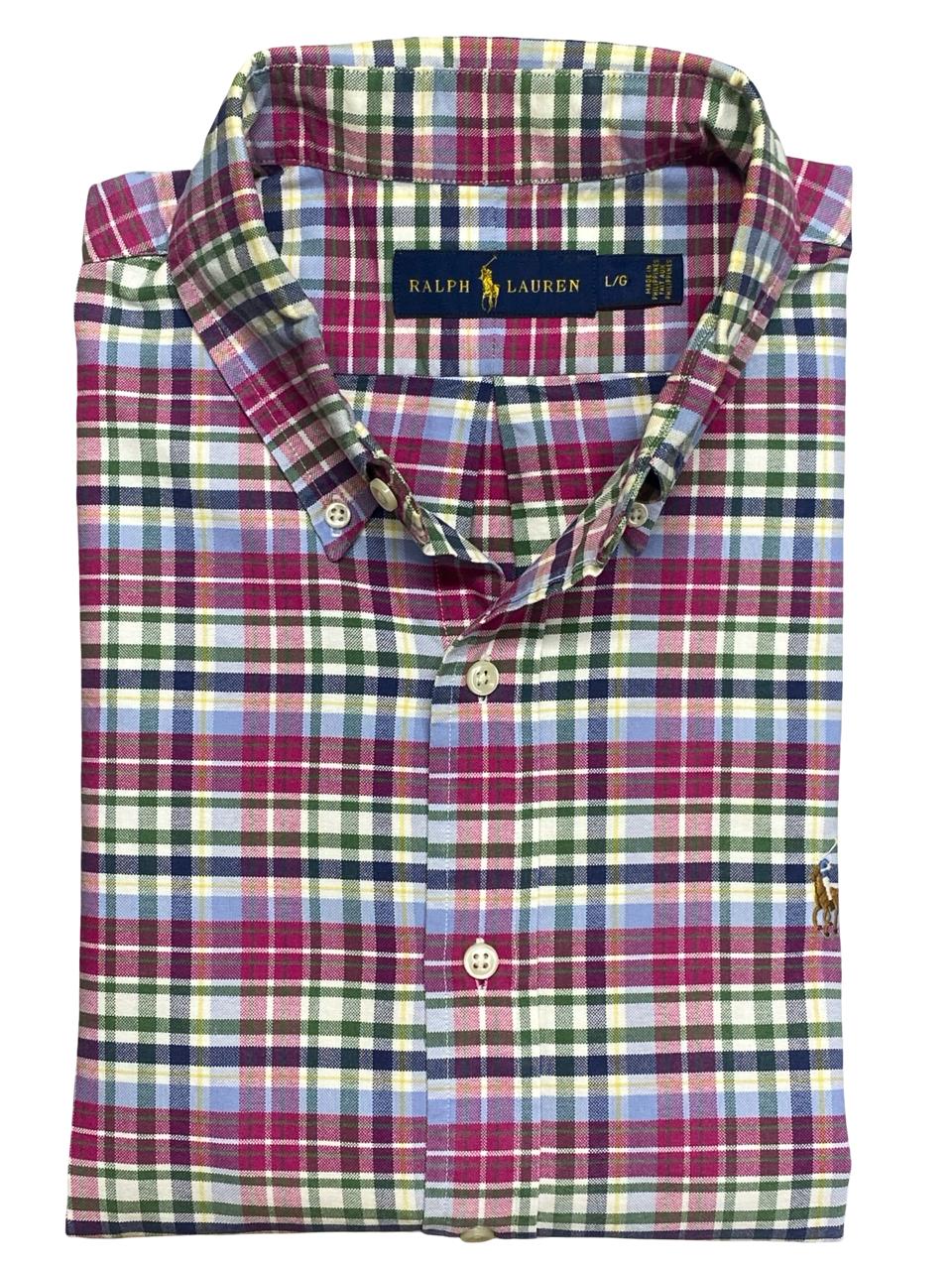 Ralph Lauren Multi-Check Plaid Shirt | Large |
