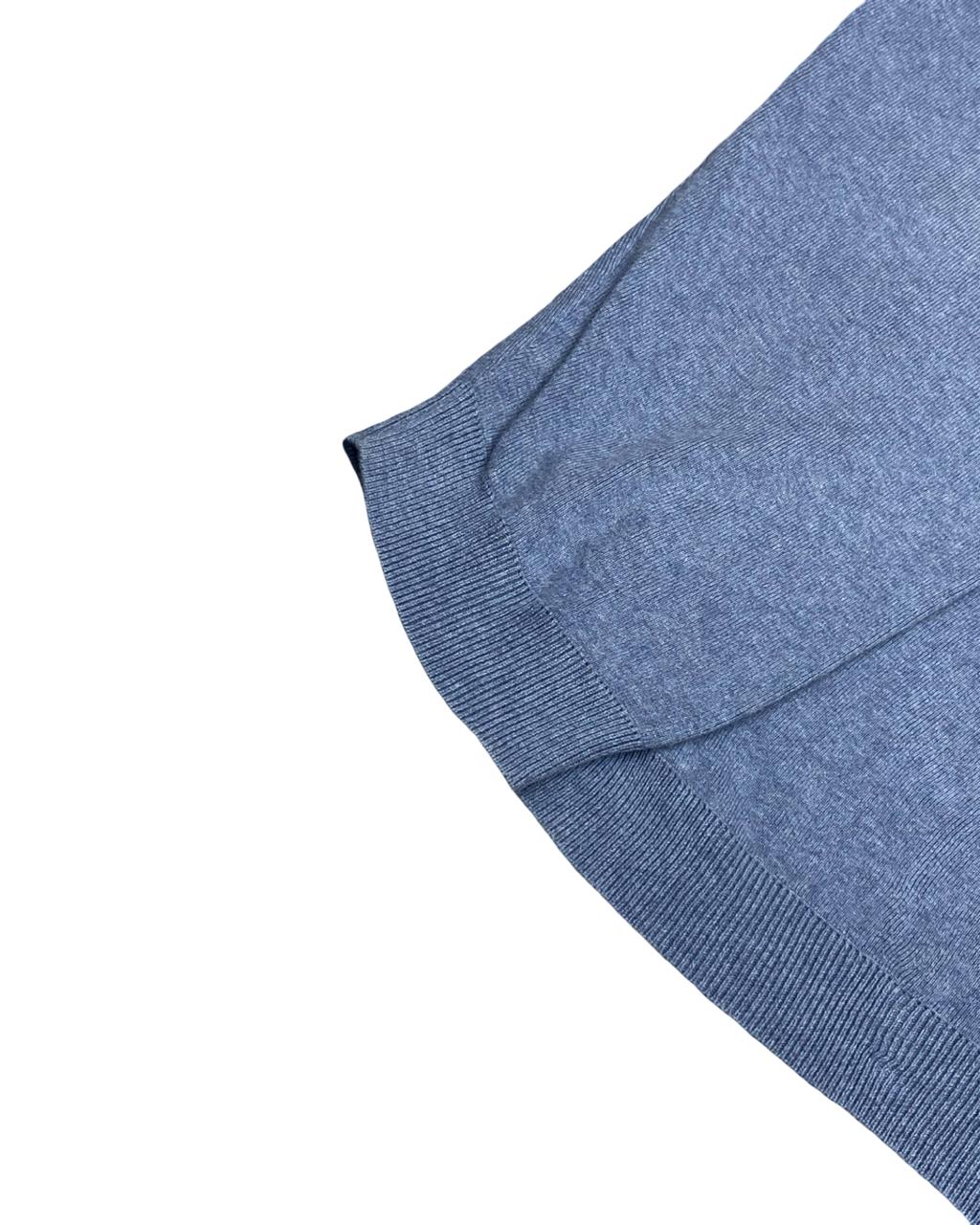 Calvin Klein Light Blue Fine Knit Crewneck Sweater | Size XL | Chest 25.5”