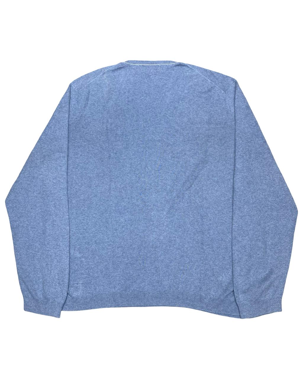 Calvin Klein Light Blue Fine Knit Crewneck Sweater | Size XL | Chest 25.5”