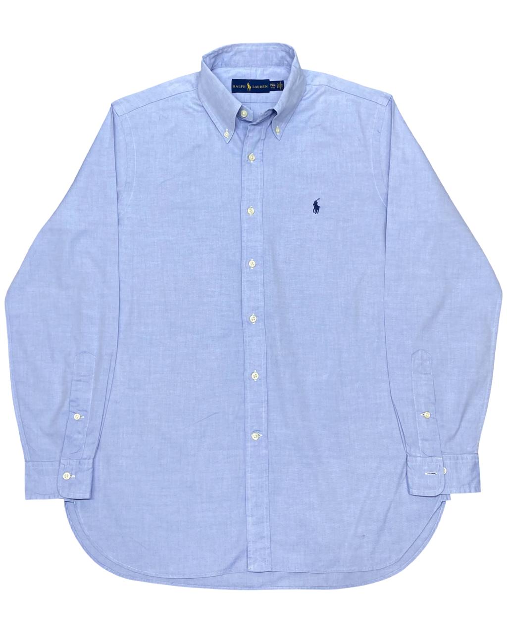 Ralph Lauren Light Blue Oxford Button-Down Shirt | Size Medium | Chest 22.5”