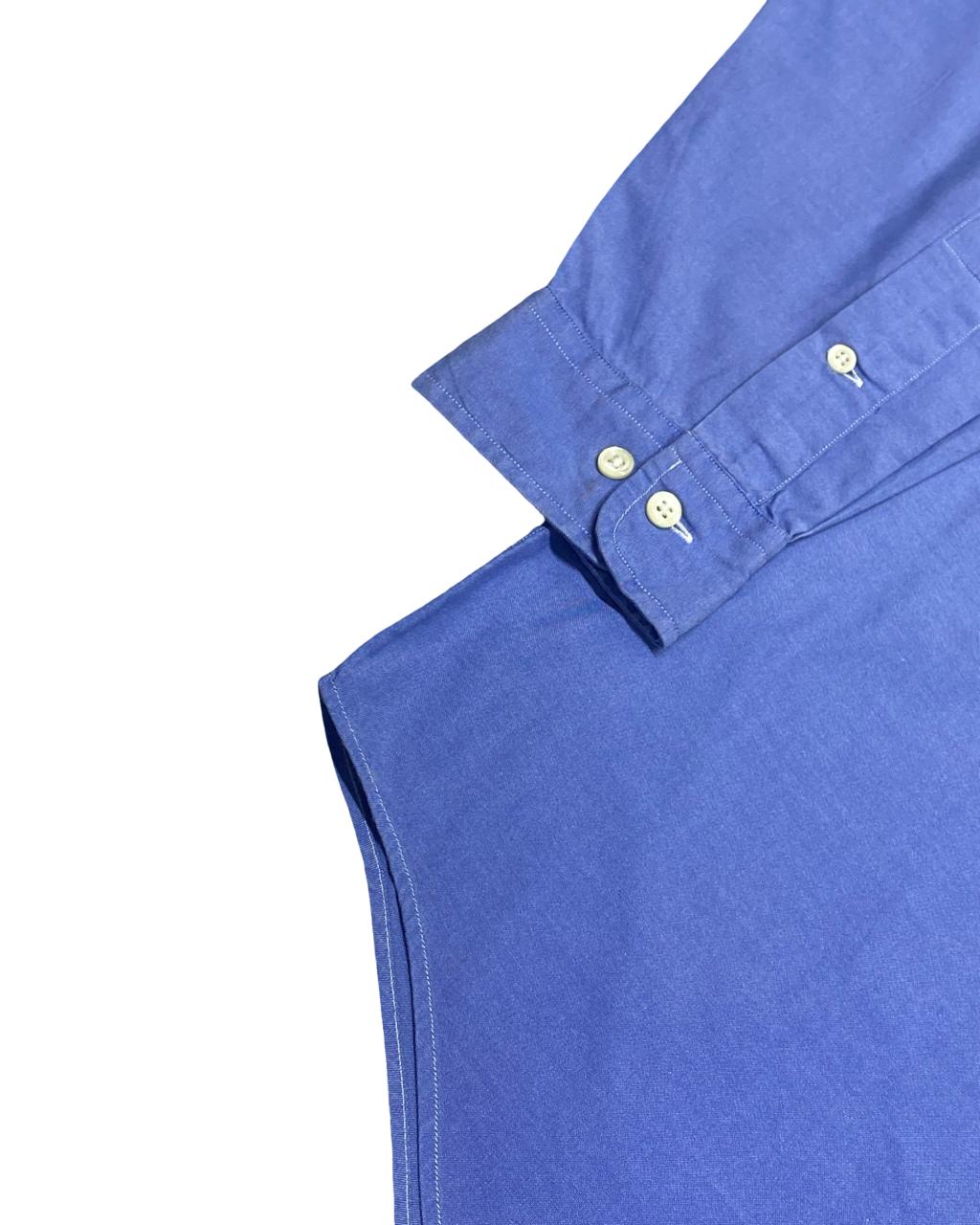Ralph Lauren Royal Blue Pinpoint Oxford Button-Down Shirt | Size XL | Chest 25.5”