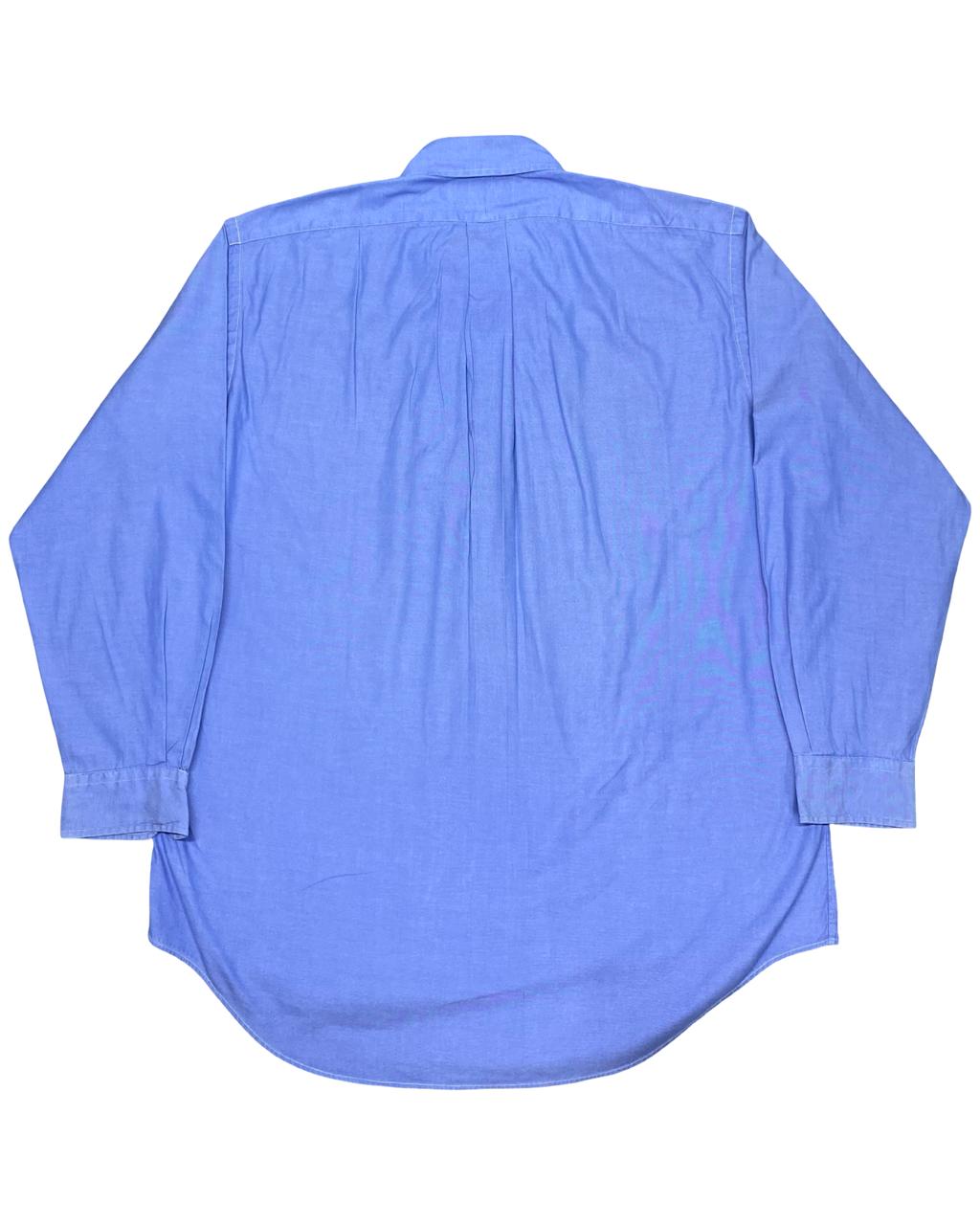 Ralph Lauren Royal Blue Pinpoint Oxford Button-Down Shirt | Size XL | Chest 25.5”