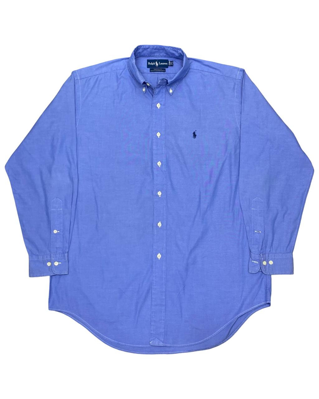Ralph Lauren Royal Blue Pinpoint Oxford Button-Down Shirt | Size XL | Chest 25.5”