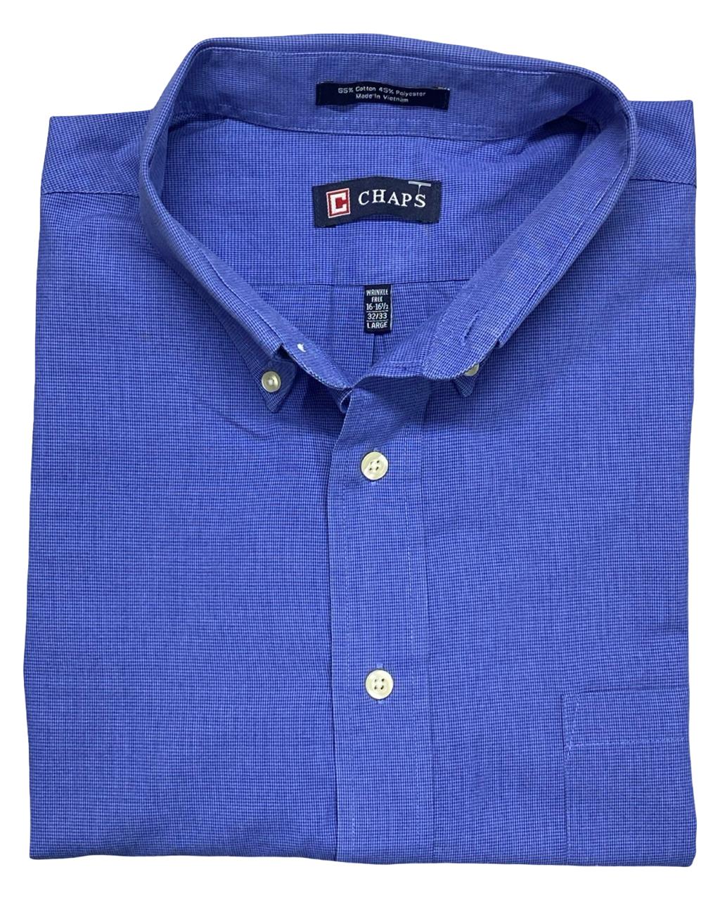 Chaps Blue Button-Down Shirt