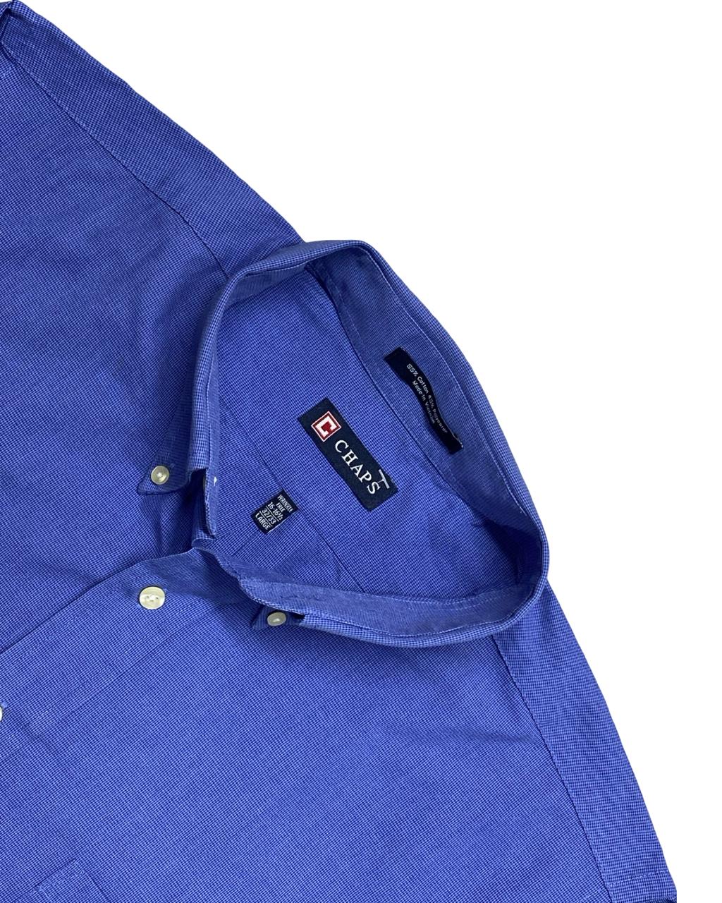 Chaps Blue Button-Down Shirt