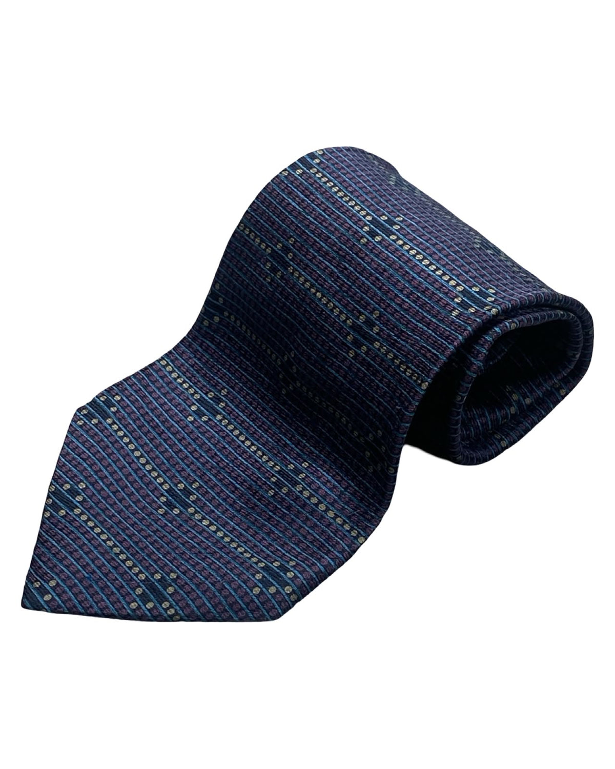 Calvin Klein - Navy Blue Geometric Pattern