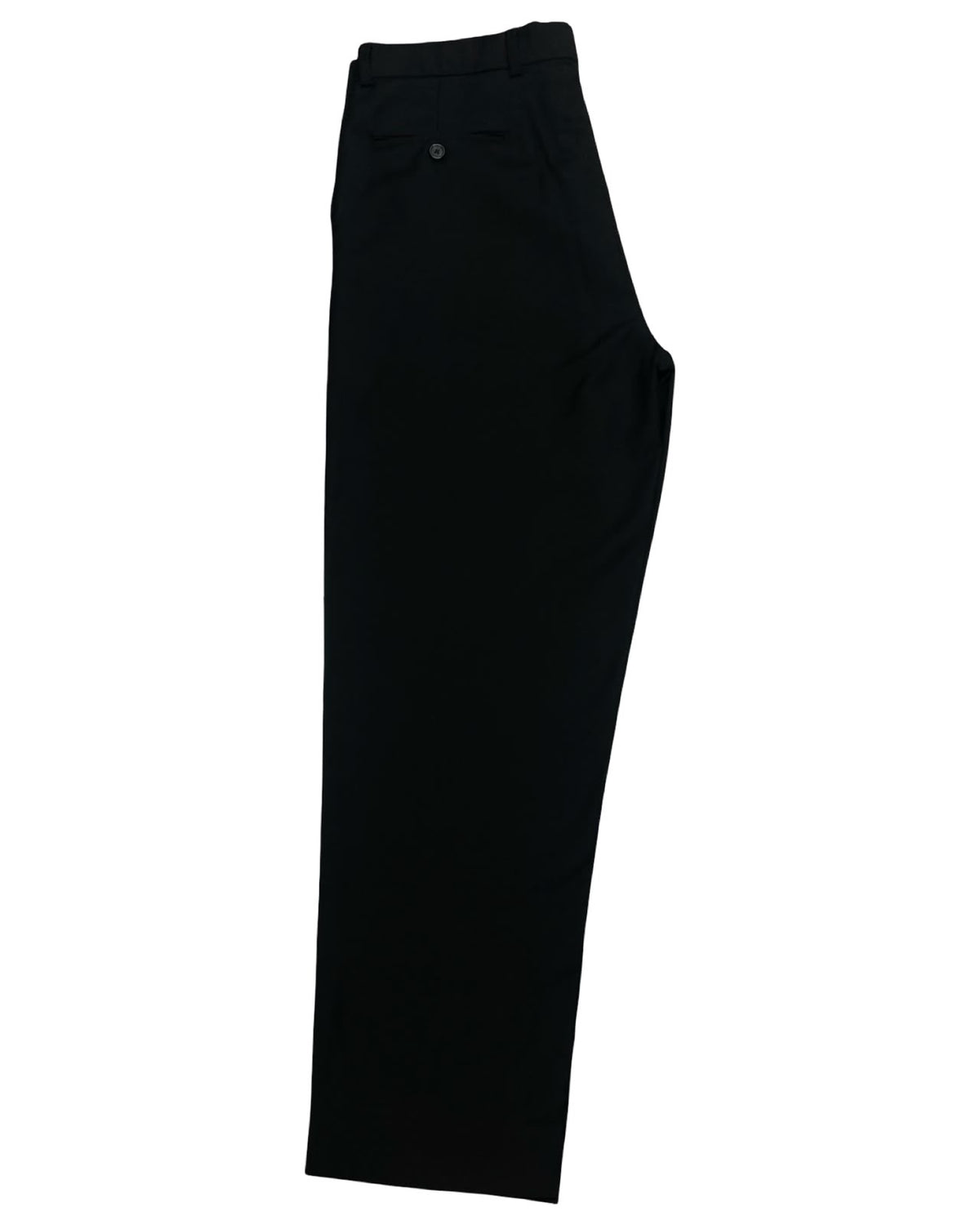 Bellissimo Black Wool-Blend Dress Trousers