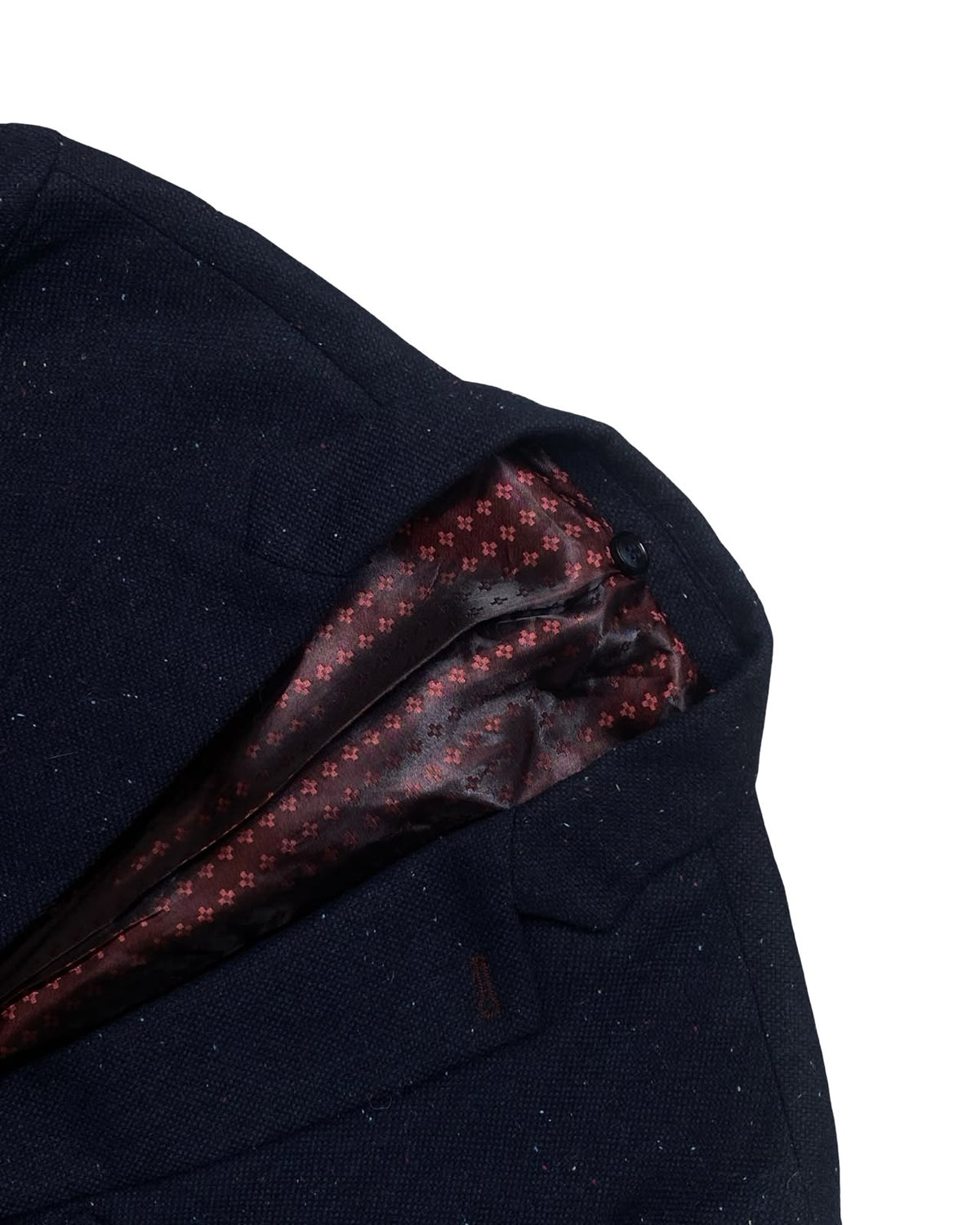 Bespoke Navy Blue Speckled Blazer