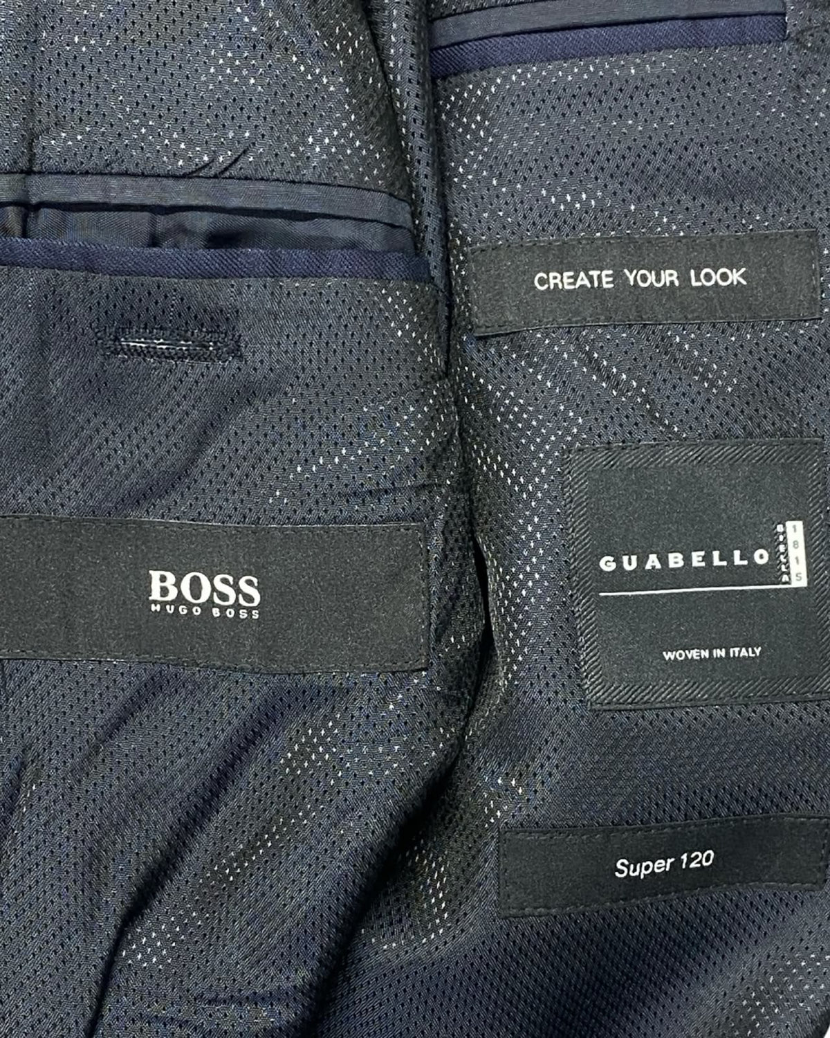 BOSS Hugo Boss Navy Blue Blazer (Guabello Super 120s Wool)