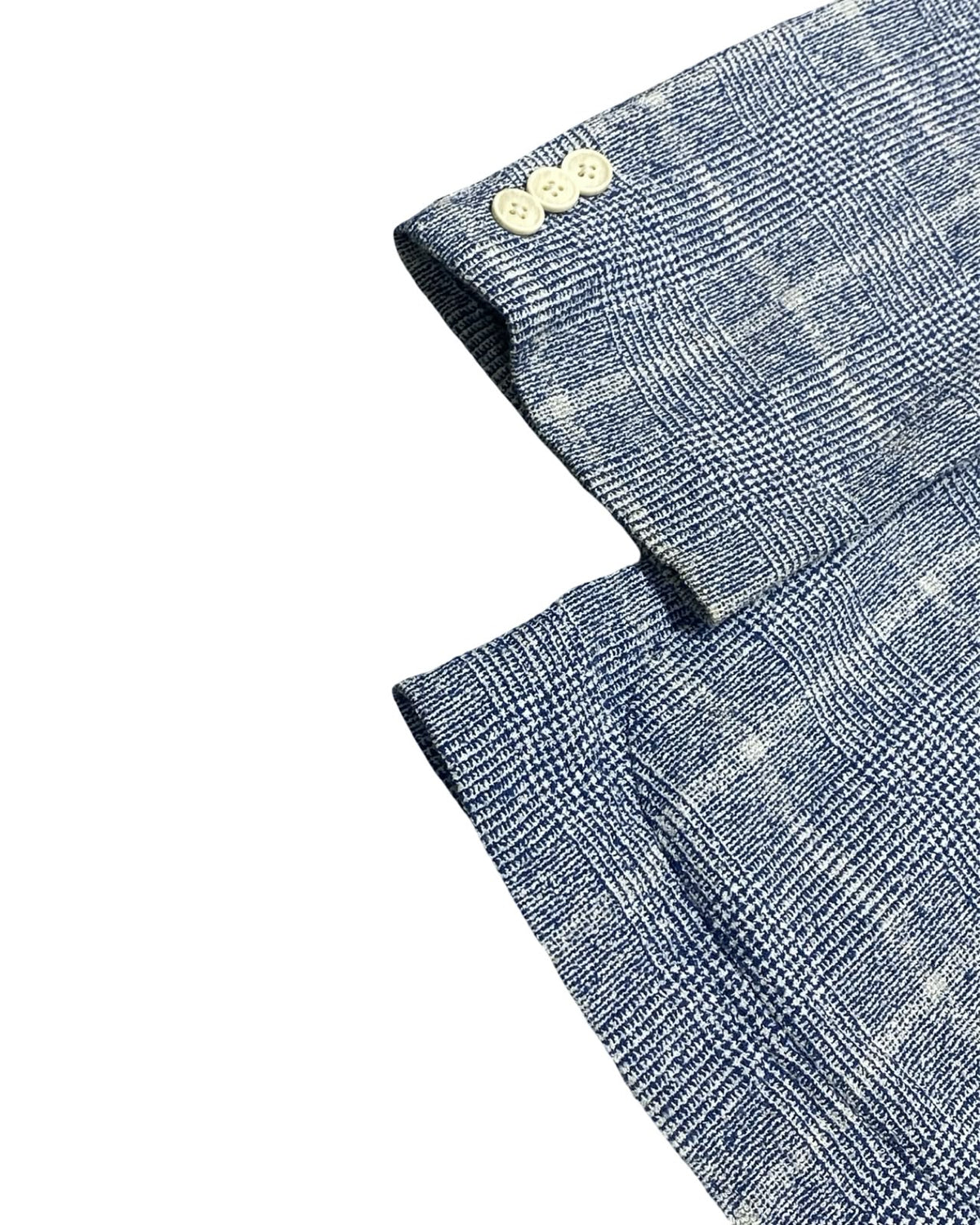 Tommy Hilfiger Blue Plaid Tailored Blazer