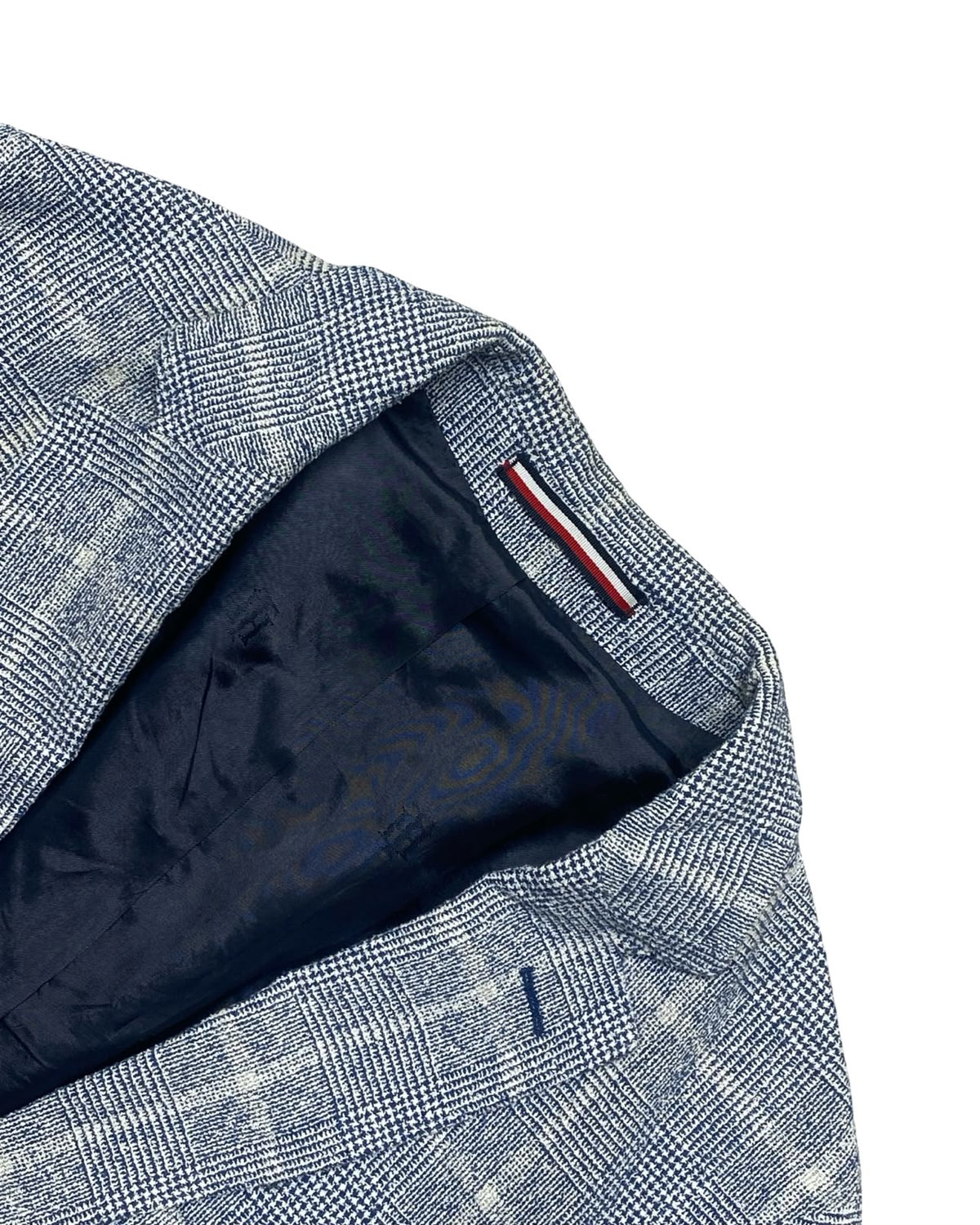 Tommy Hilfiger Blue Plaid Tailored Blazer