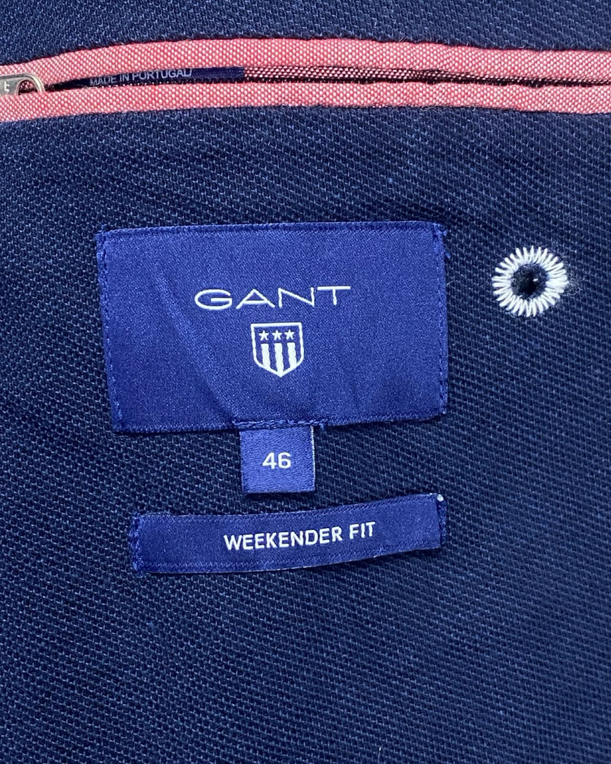 GANT Navy Blue Weekender Fit Blazer