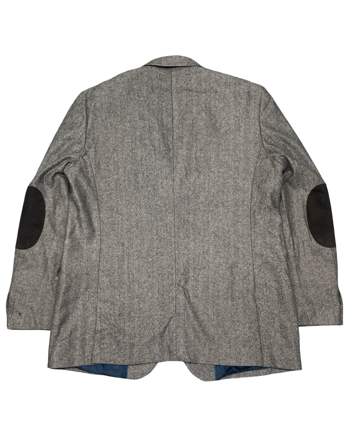GANT Gray Herringbone Tweed Blazer