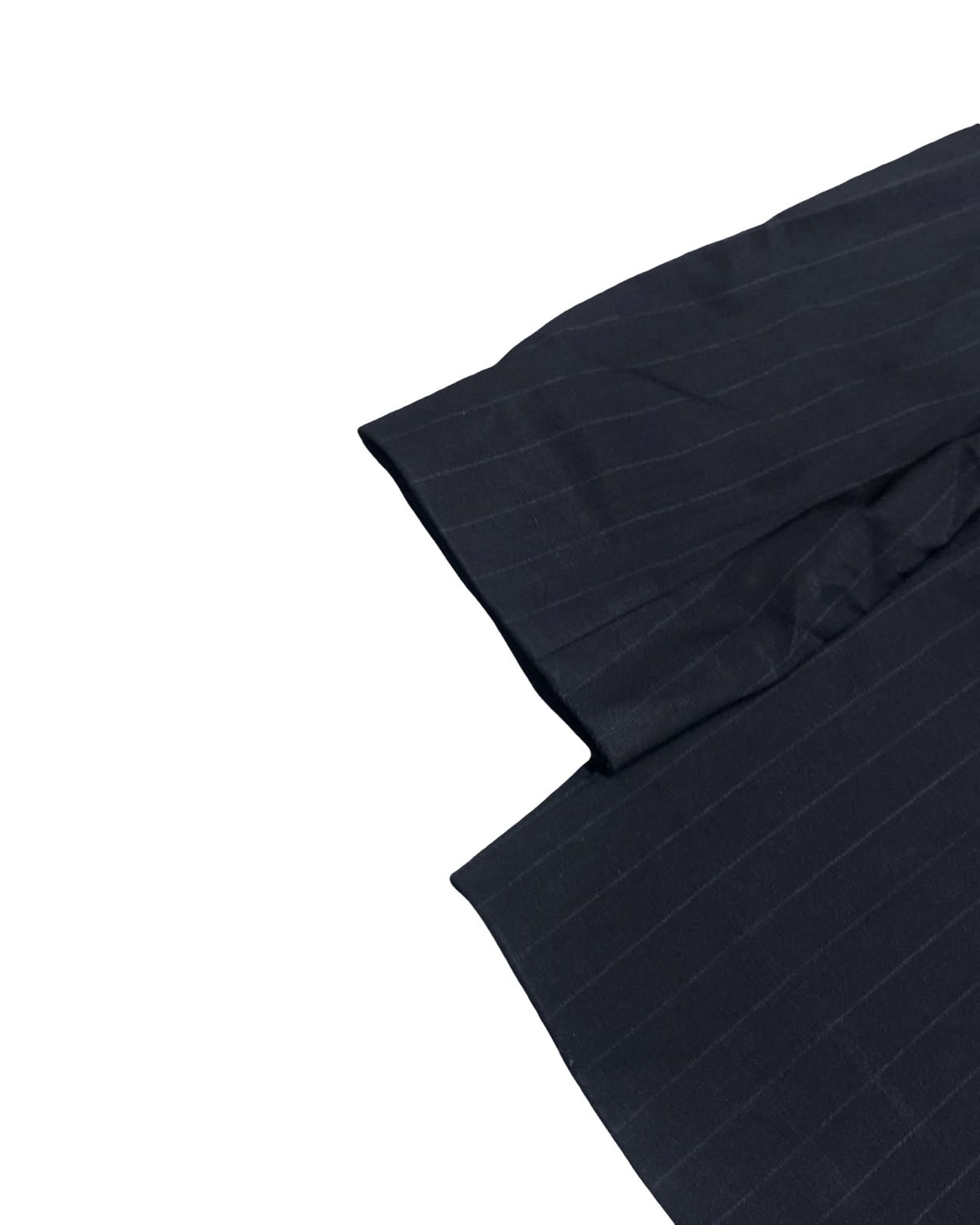D&G Dolce & Gabbana Navy Pinstripe Blazer with Elbow Patches