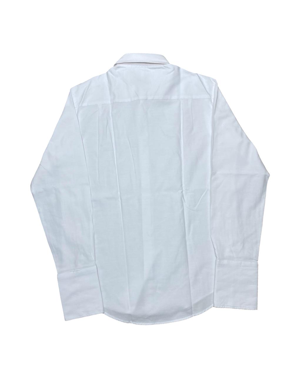 Next Crisp White Non-Iron Dress Shirt | Medium | Chest 22”