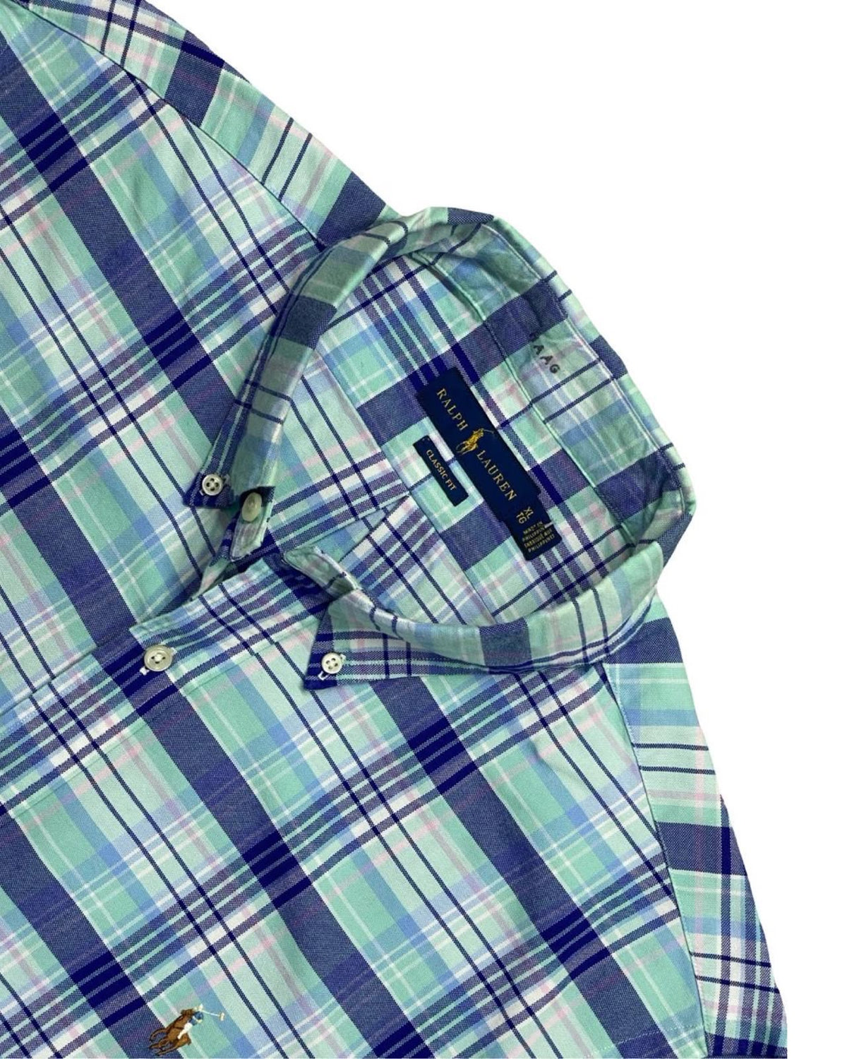 Ralph Lauren Plaid Shirt | XL | Chest 27”