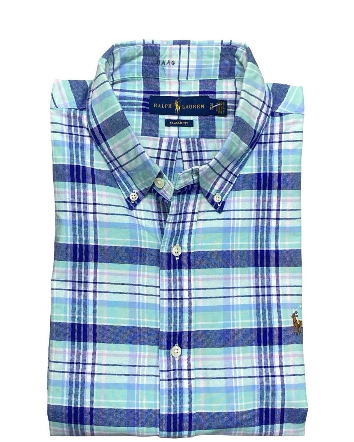 Ralph Lauren Plaid Shirt | XL | Chest 27”