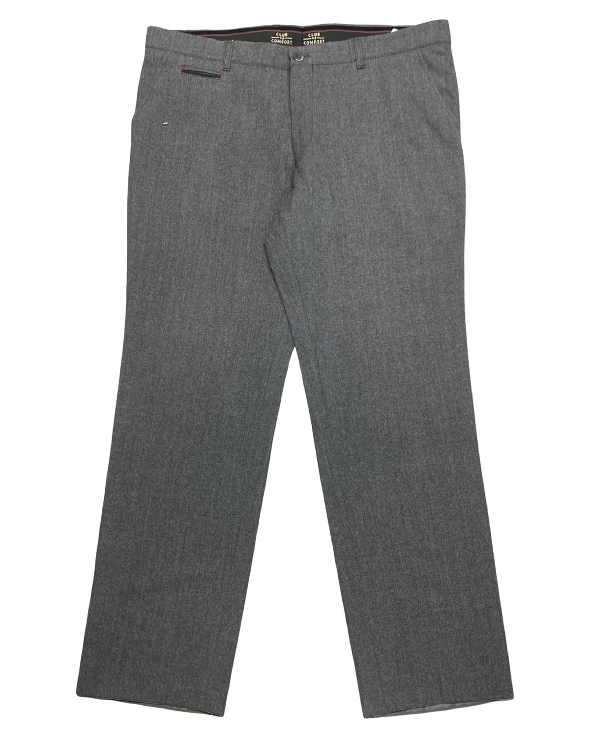 Club of Comfort Gray Stretch Dress Trousers