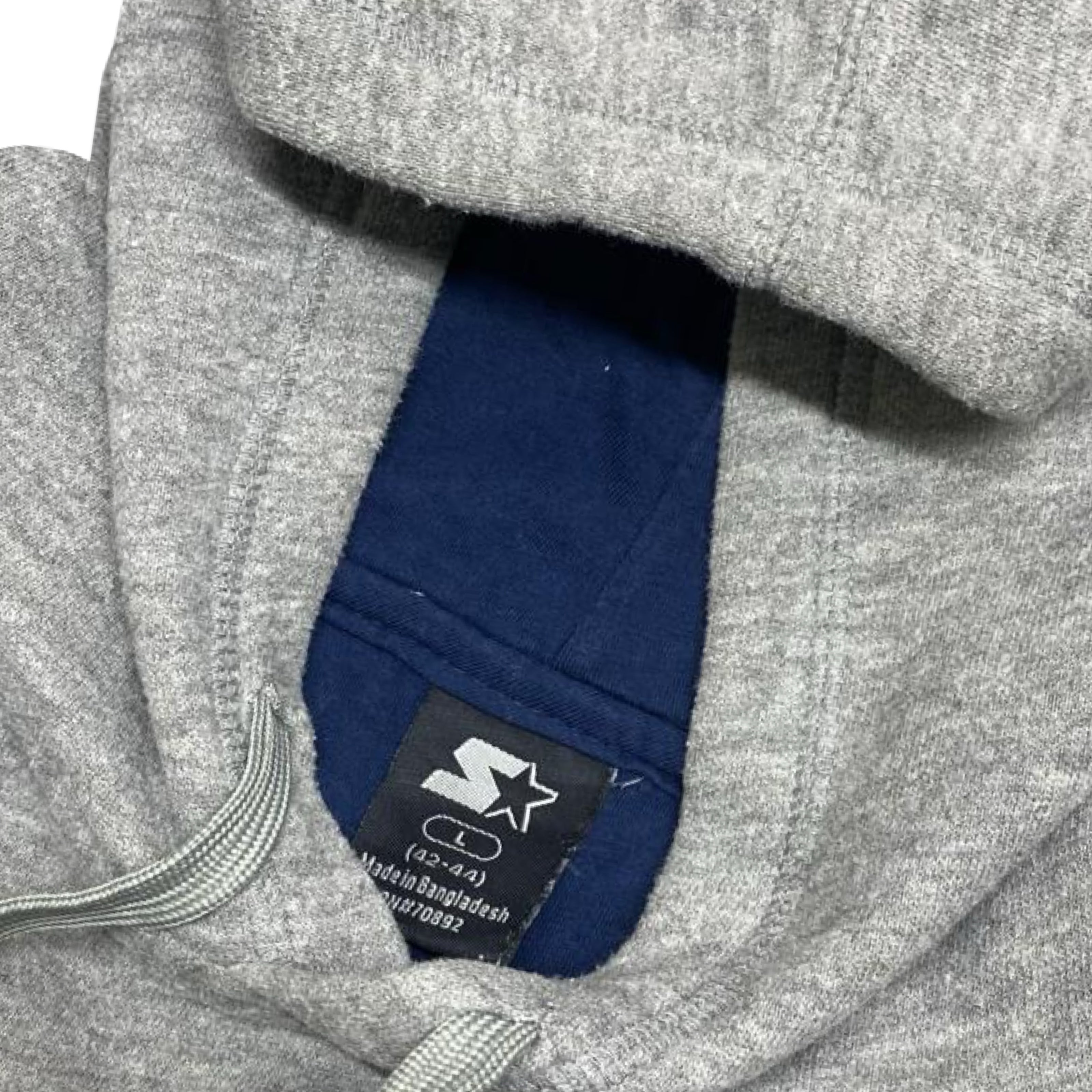 Starters Gray Hoodie with Minimalist Logo Design | Large