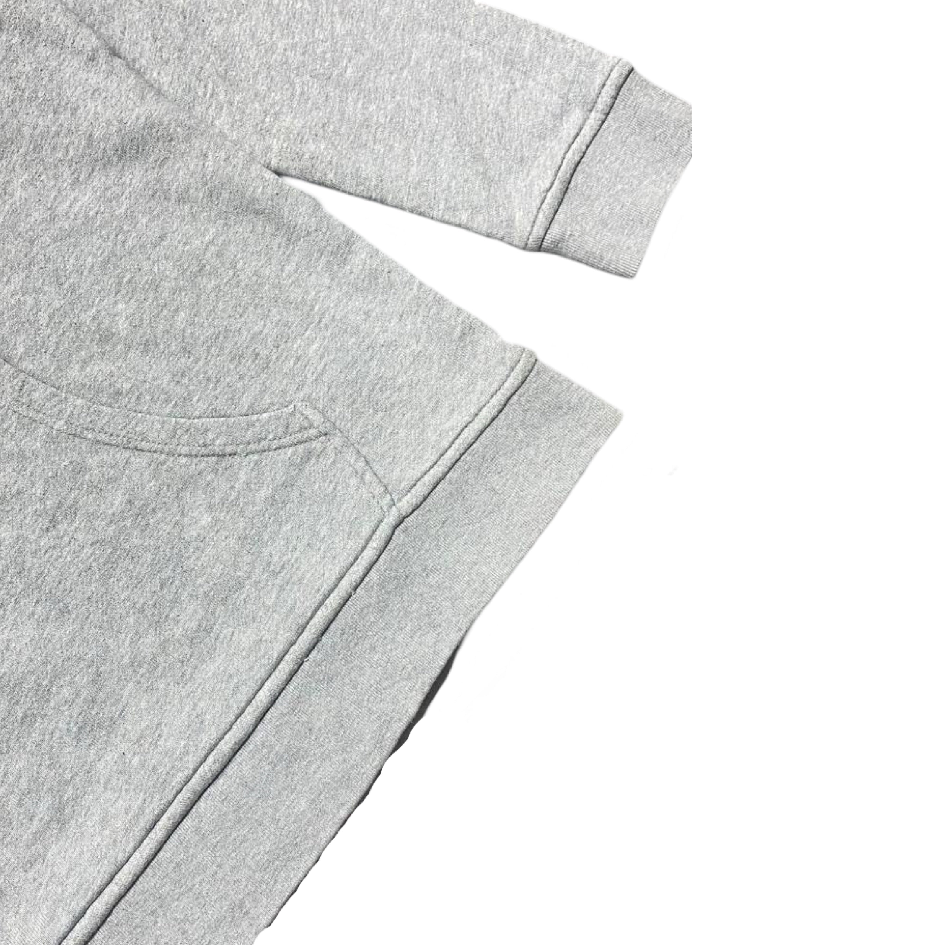Adidas Originals Gray Hoodie with Iconic Trefoil Logo | Medium/Large
