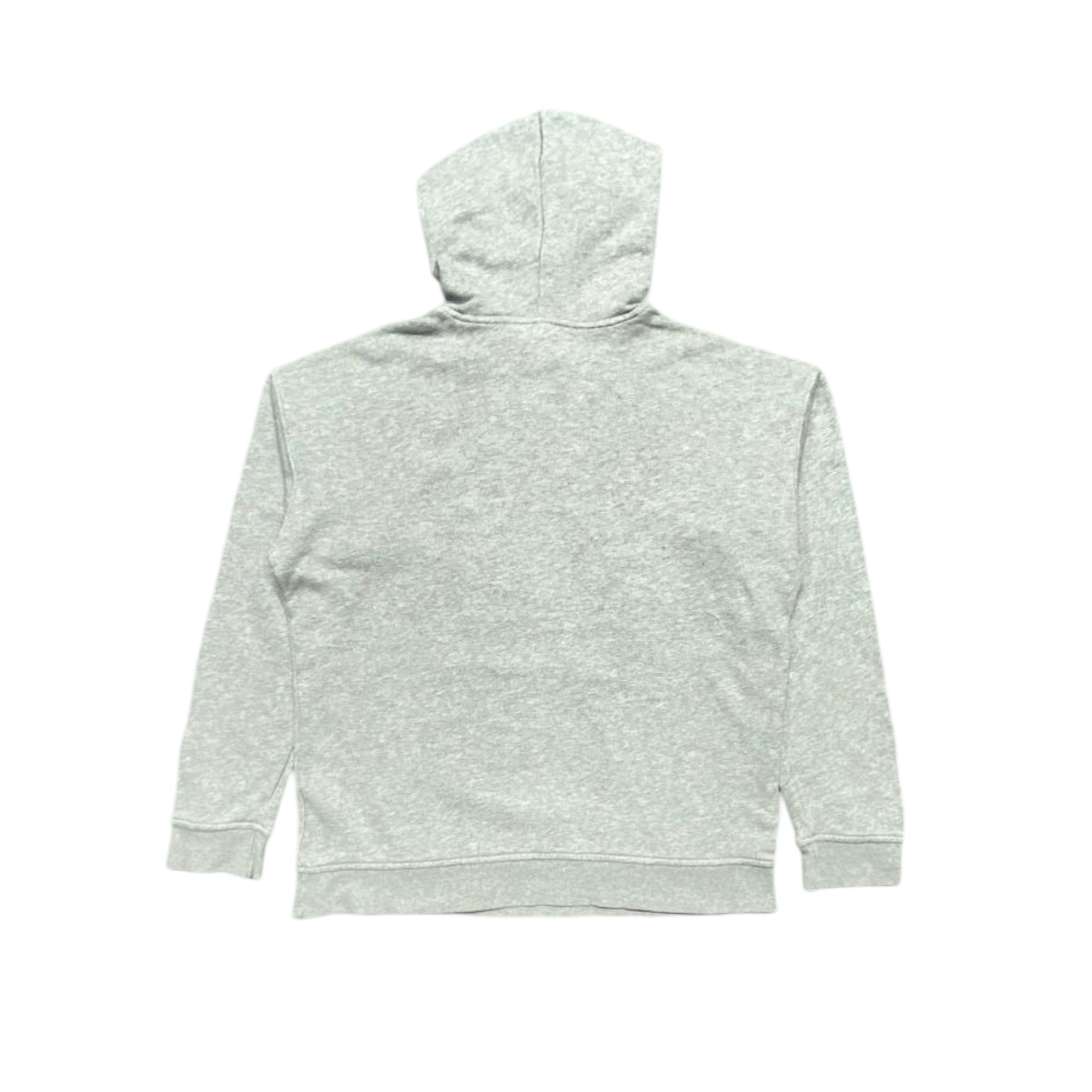 Adidas Originals Gray Hoodie with Iconic Trefoil Logo | Medium/Large
