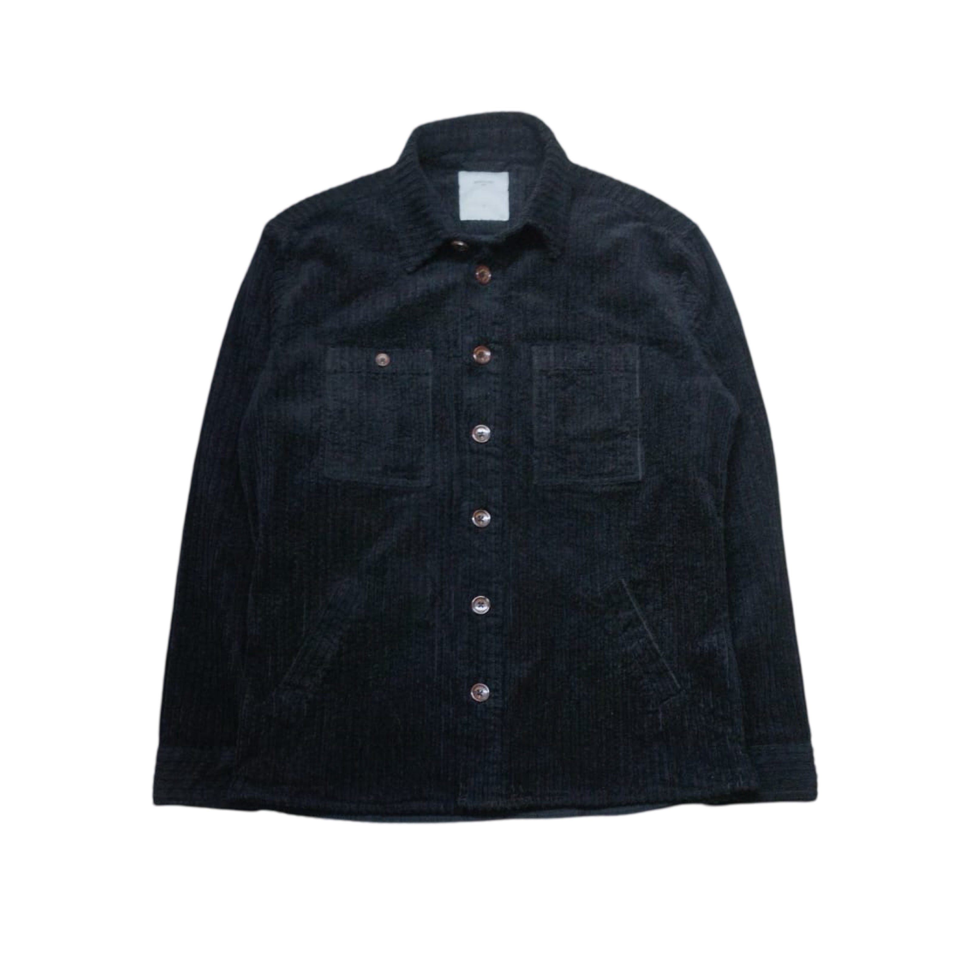 Percival Black Corduroy Shacket | Large