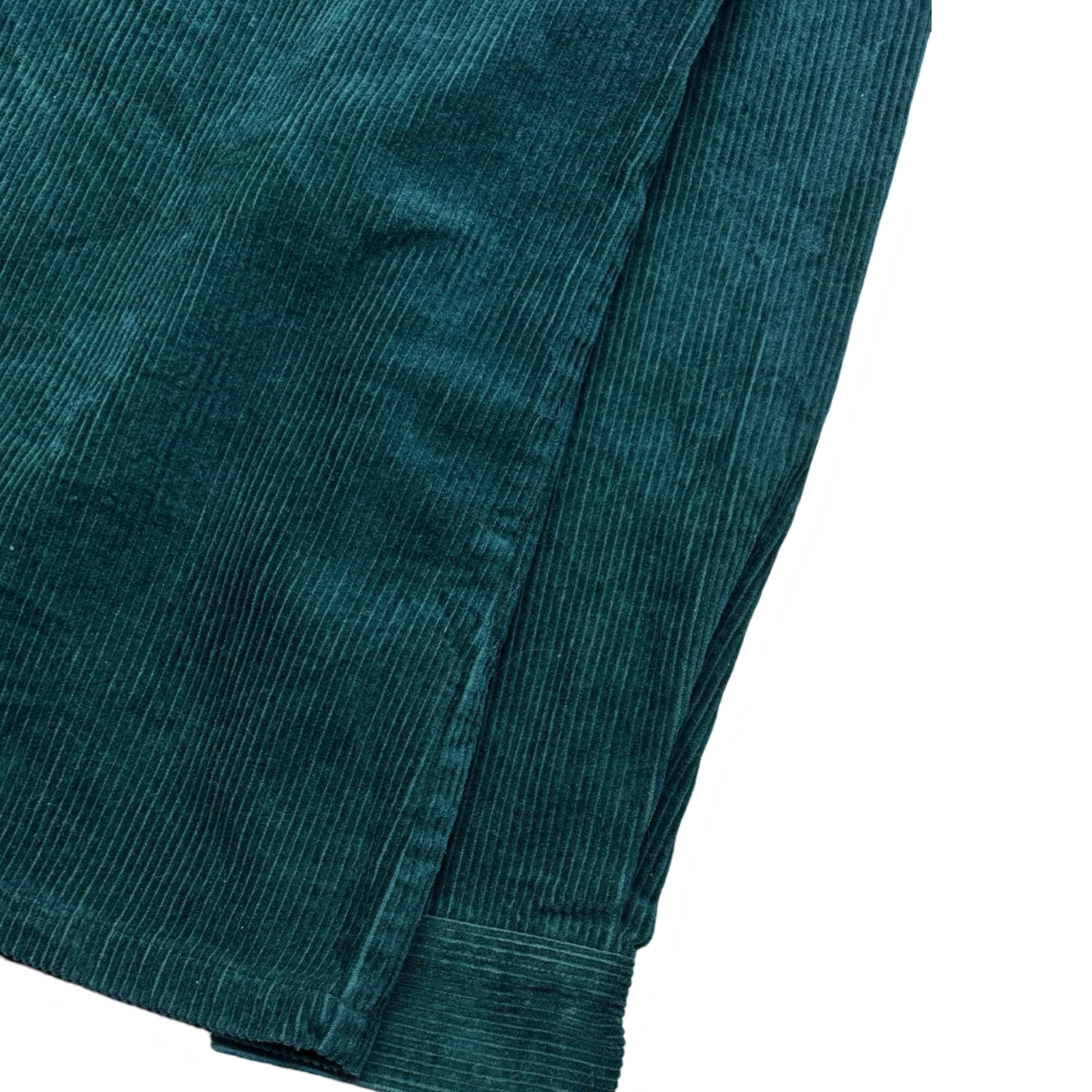 TU Men Green Corduroy OverShirt Jacket | Large