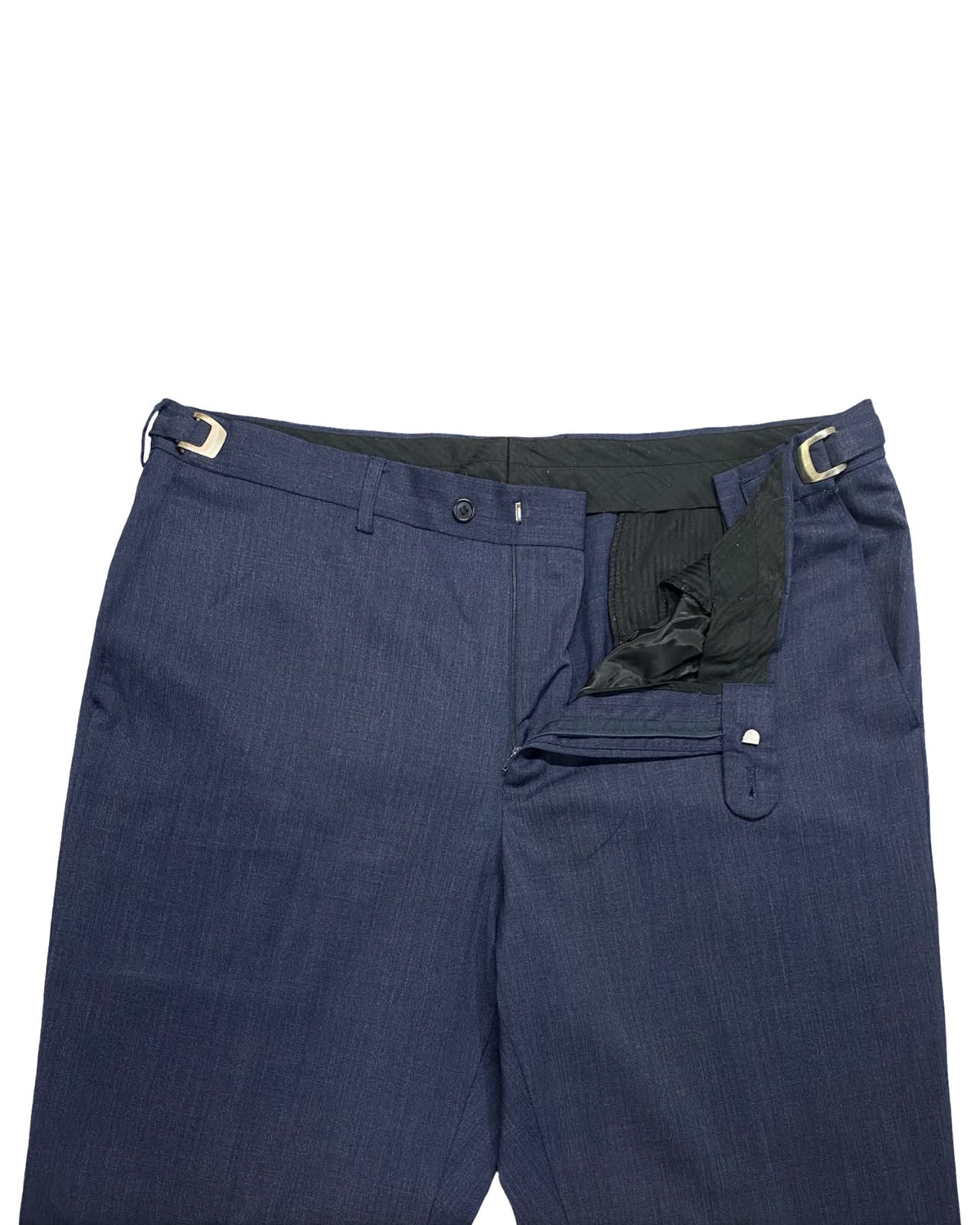 Bespoke Navy Blue Dress Trousers