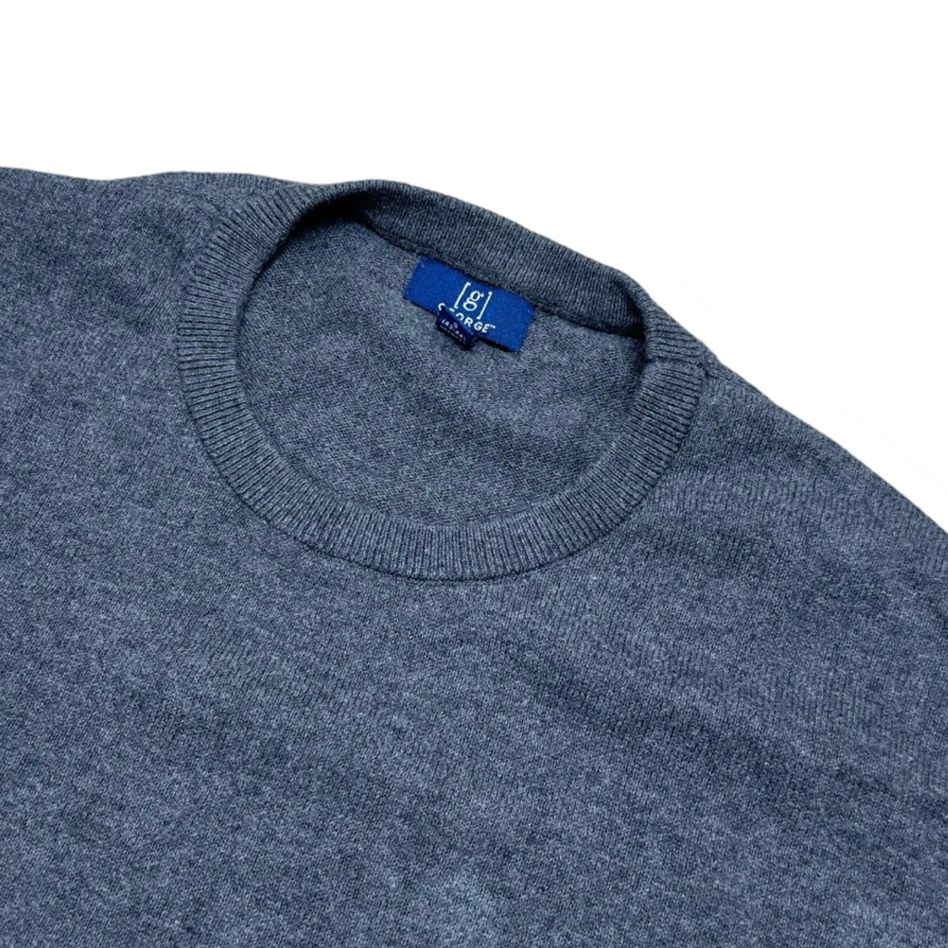 George Charcoal Crew Neck Sweater | Large