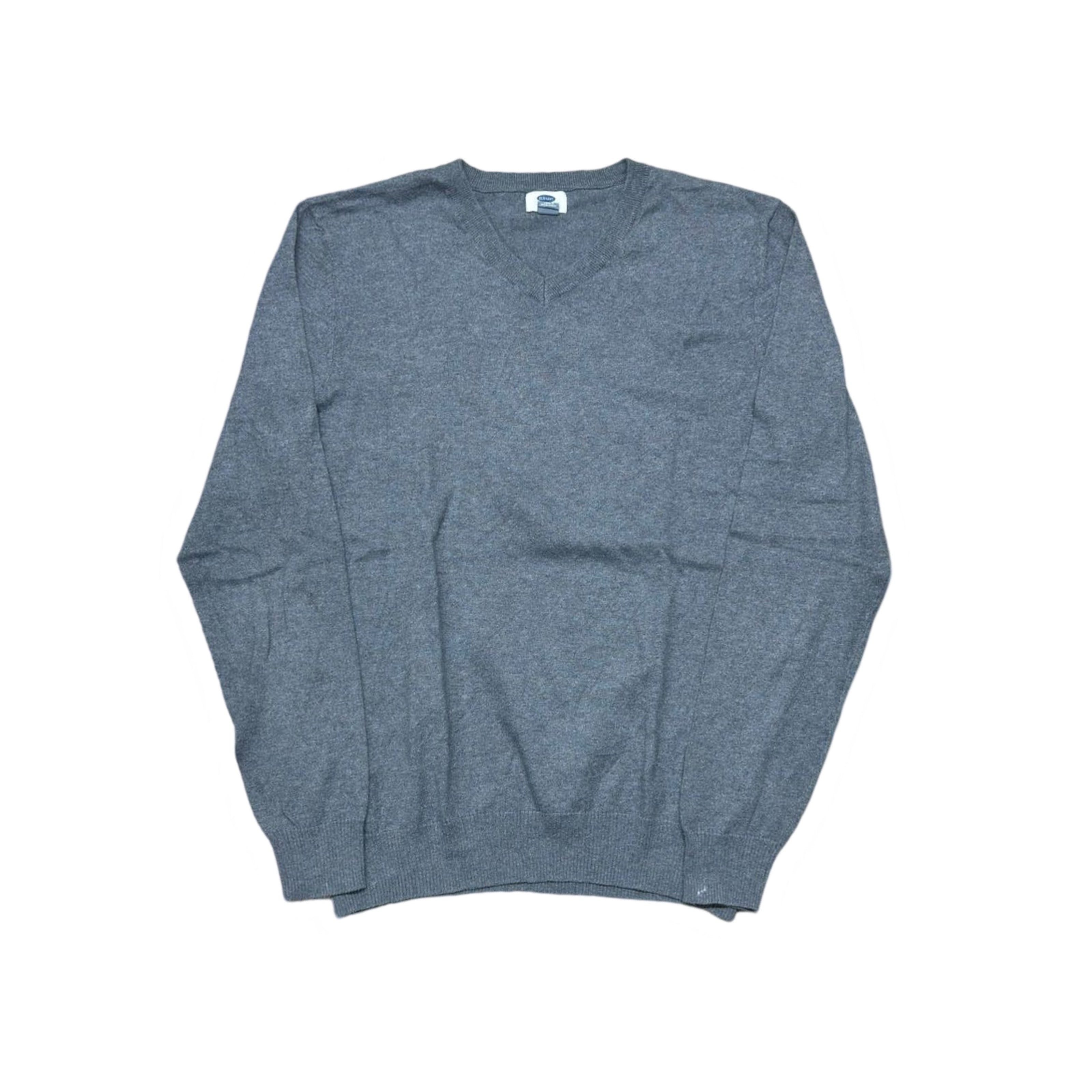 Old Navy Grey V-Neck Sweater | Small