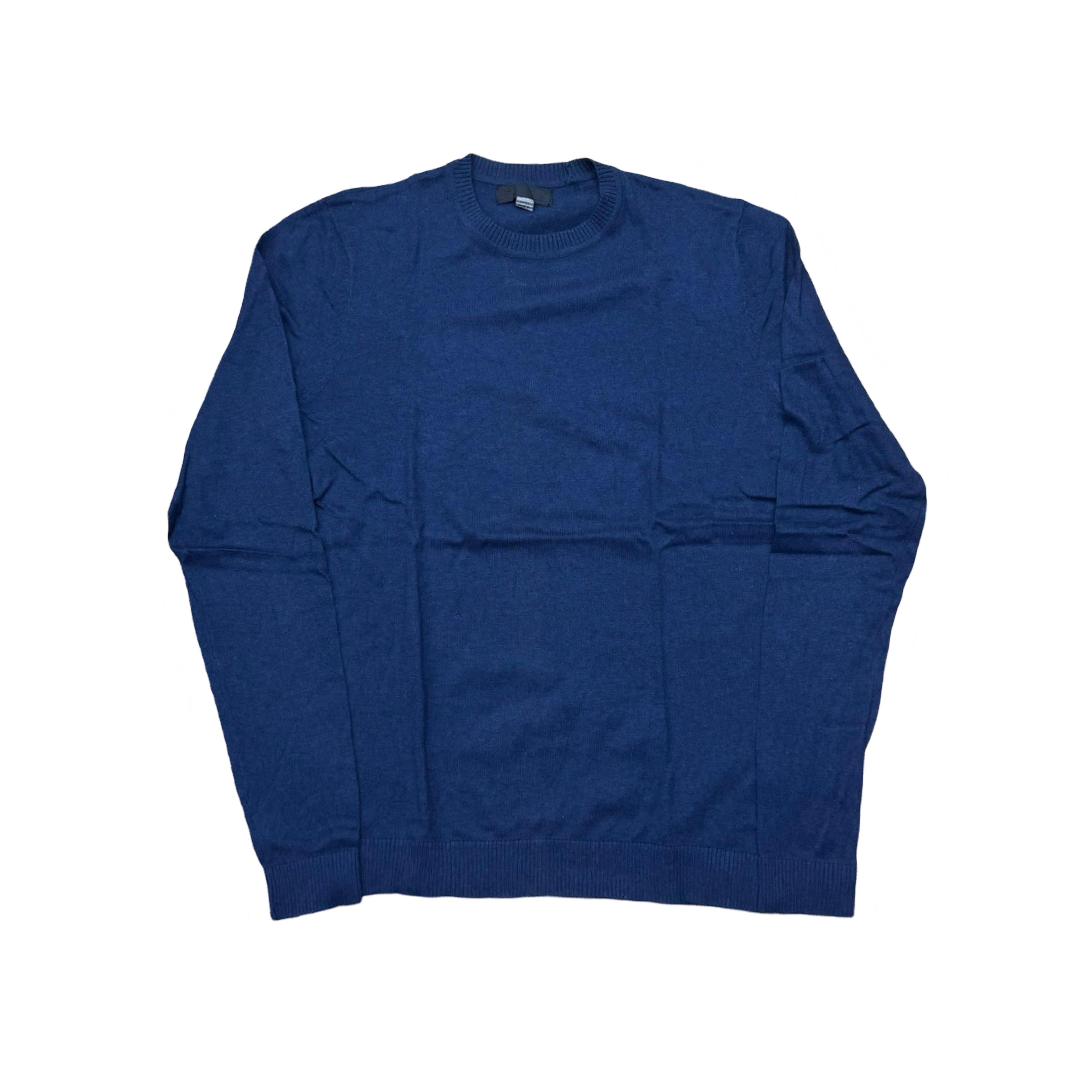Asos Blue Textured Crew Neck | Small