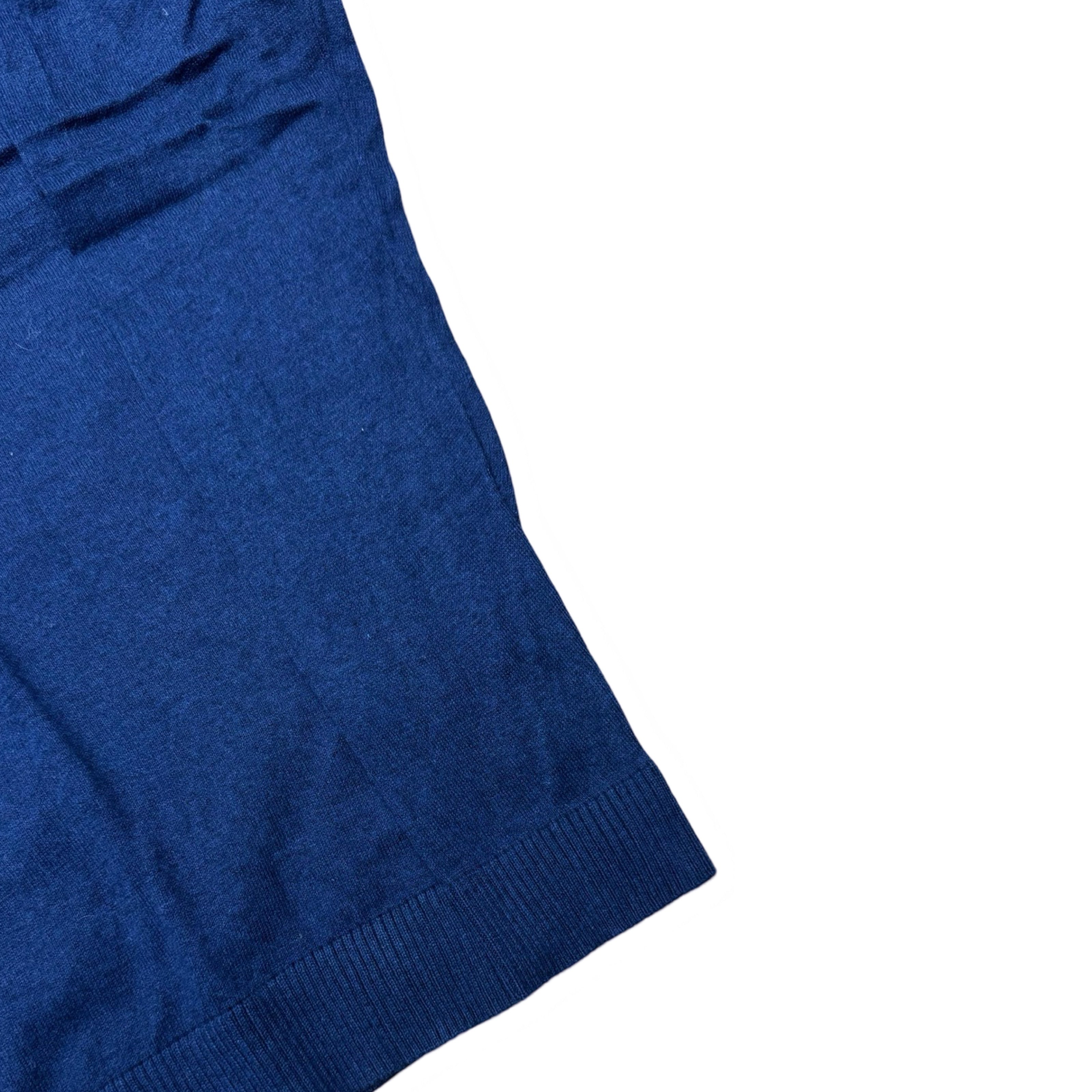 Asos Blue Textured Crew Neck | Small