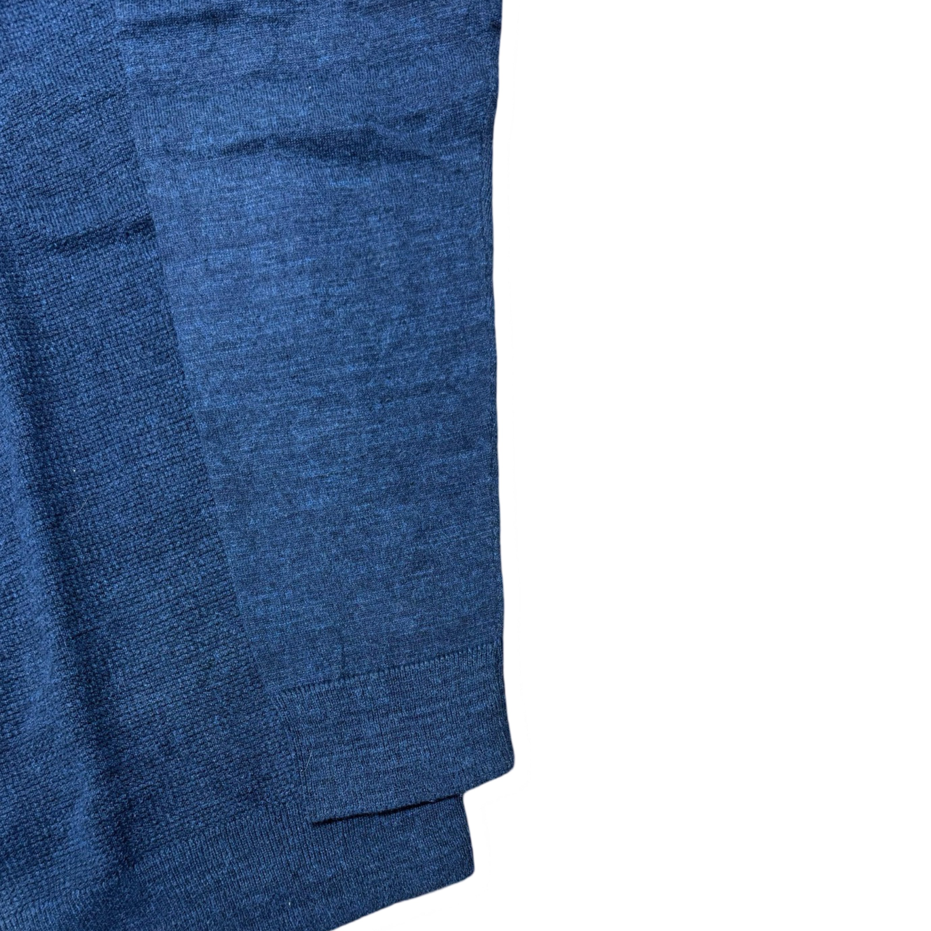 NEXT Blue Textured Crew Neck Sweater | Small