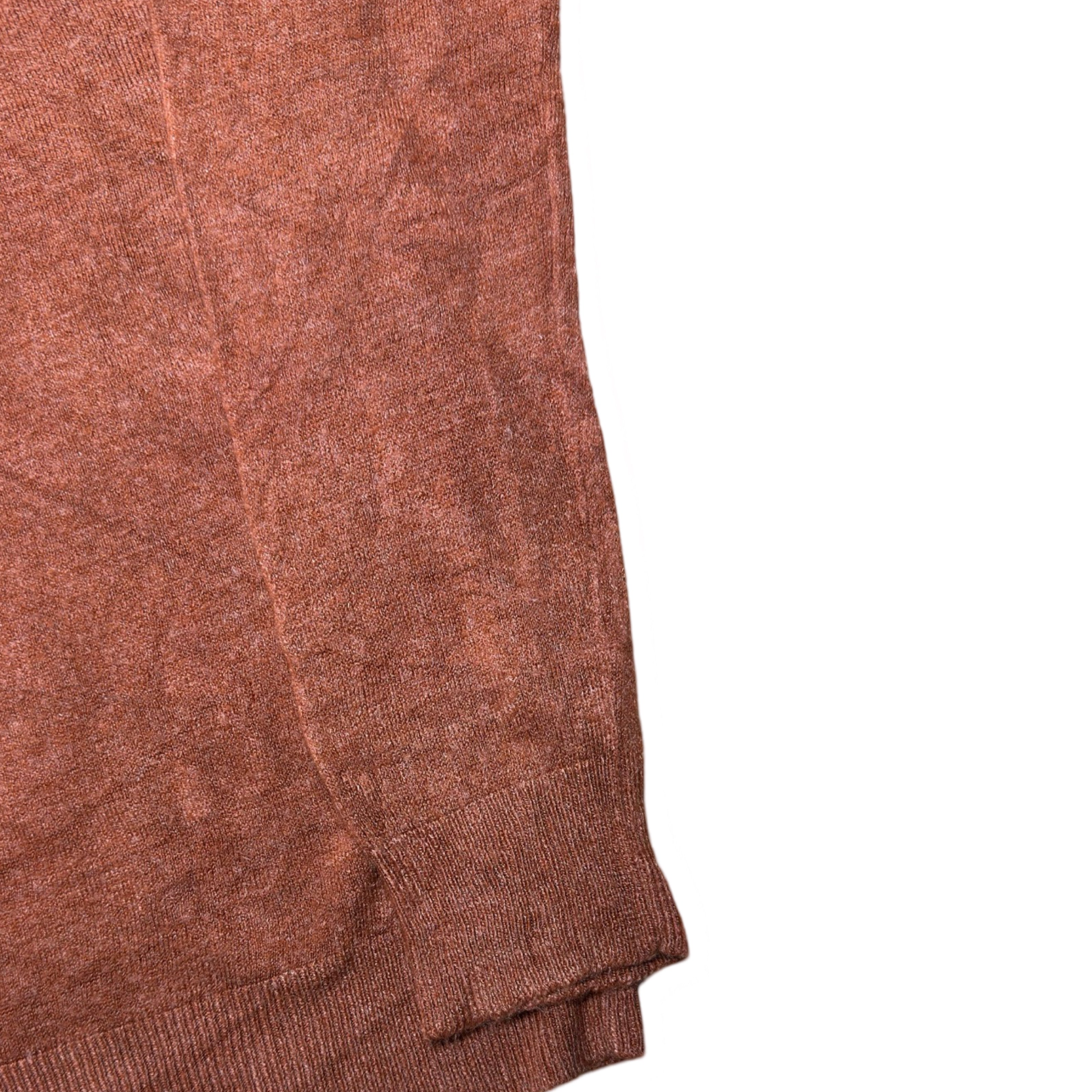Peacocks Burnt Orange Crew Neck Sweater | Small