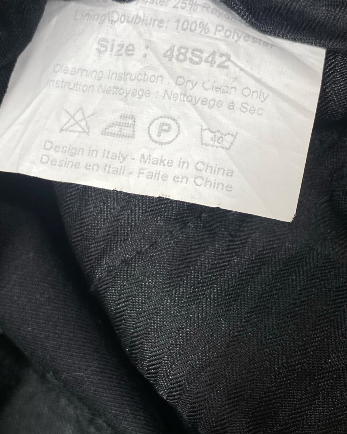 Bespoke Black Dress Trousers